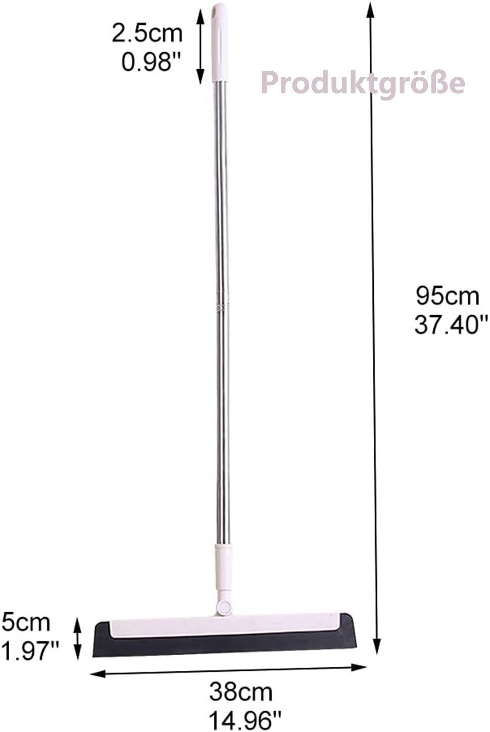 Auledio Wasserabzieher Dusche Abzieher, Glas Abzieher, Bodenwischer, 180° d günstig online kaufen