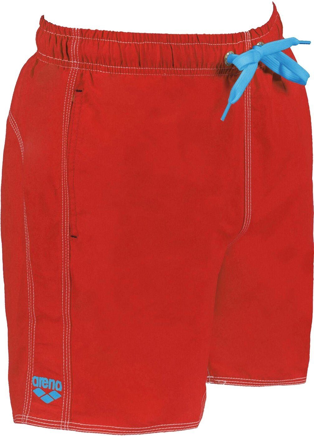 BOXER FUNDAMENTALS SOLID RED-TURQUOISE Badeshorts 48 Arena