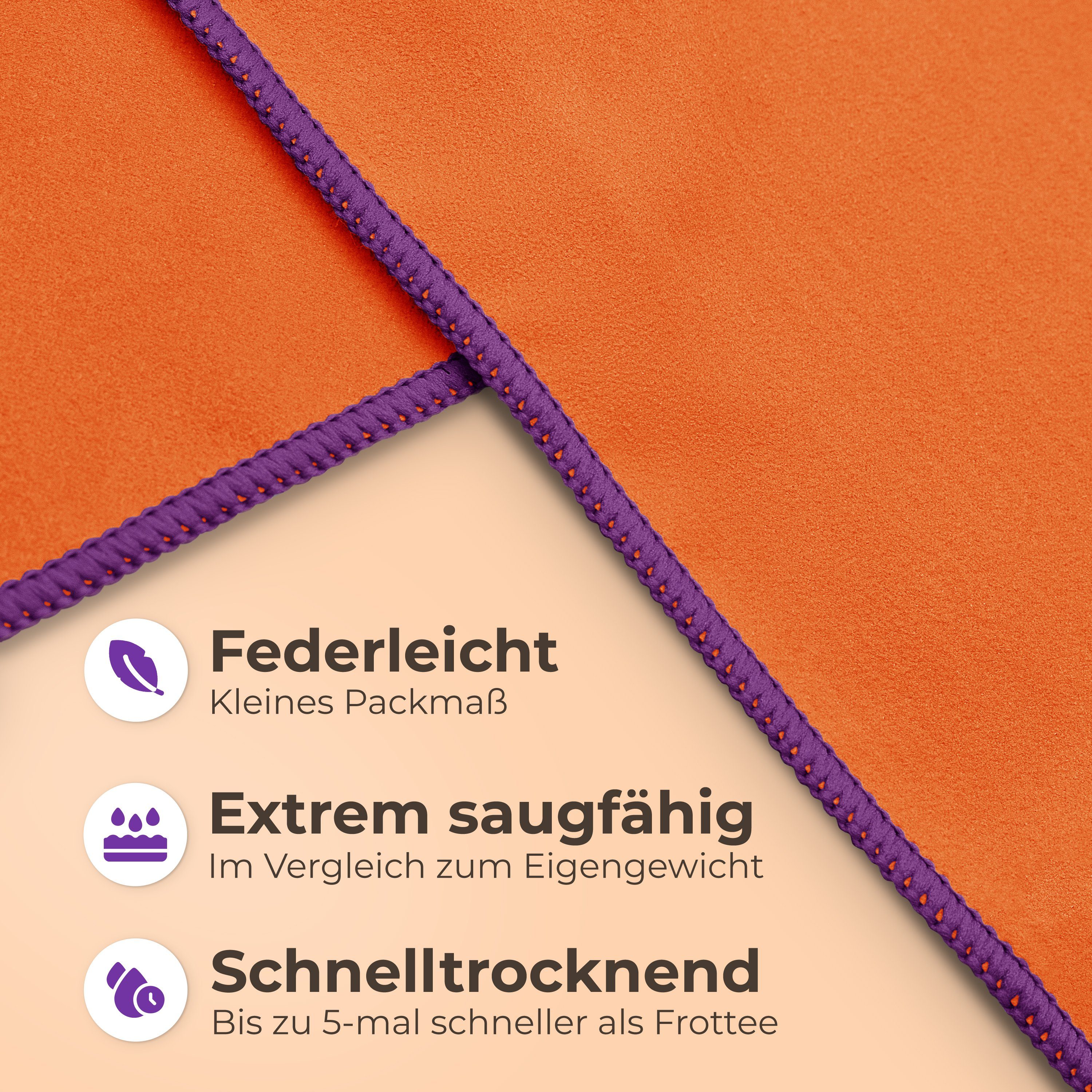 NirvanaShape Reisehandtuch Mikrofaser Handtuch, Badehandtuch, Reisehandtuch günstig online kaufen