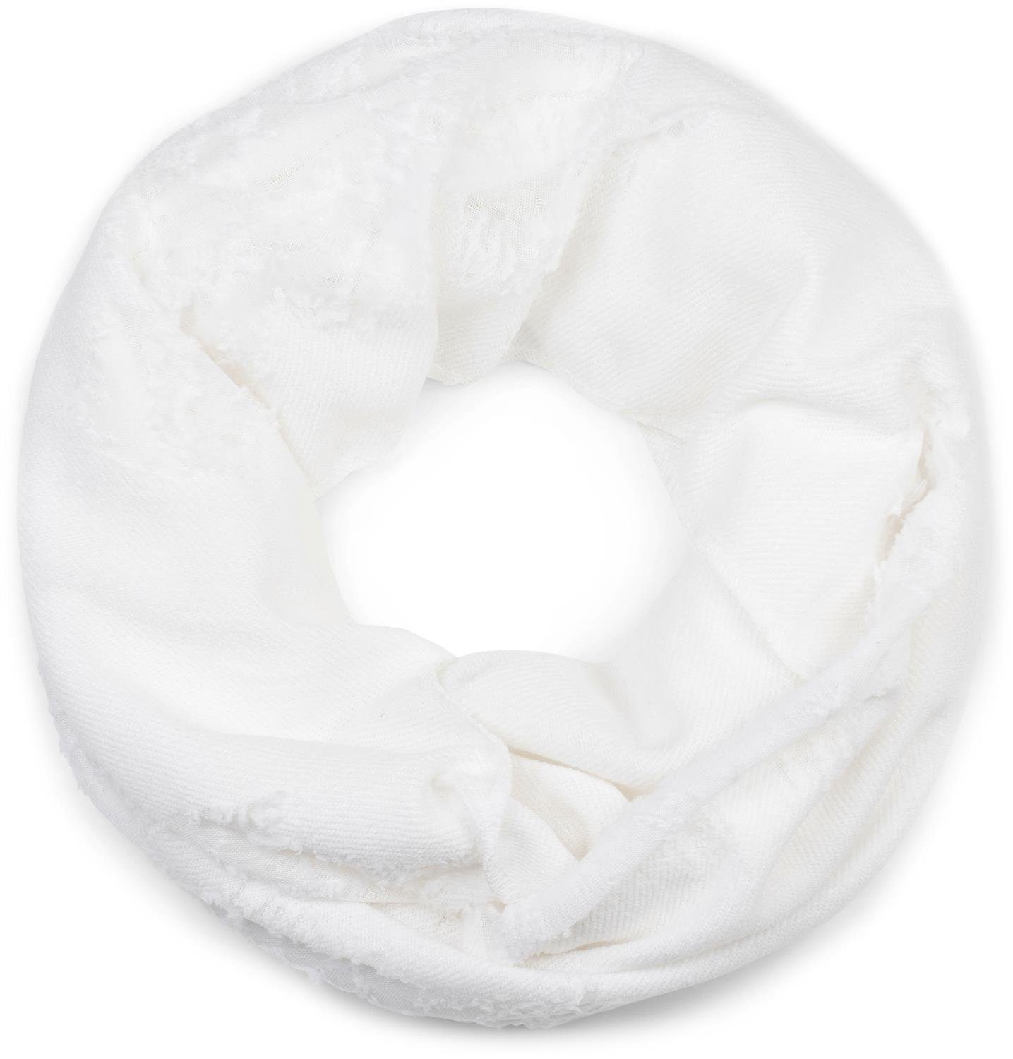 styleBREAKER Loop Loop Schal Destroyed Look, (1-St) günstig online kaufen