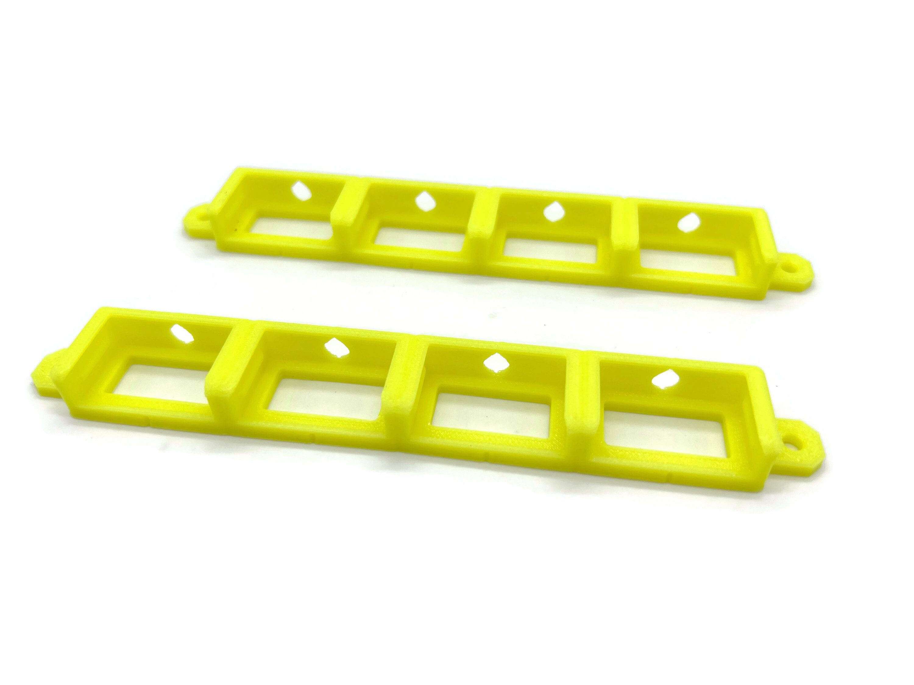 eXODA Verbindungsklemme 2x Halterung für Klemmen Typ 221-415 Befestigungsadapter von, Klemmenhalter für 10 Klemmen, 1-tlg., 2er Pack, 2 Halterungen im Set kompatibel zu Typ 221-415 Klemmen