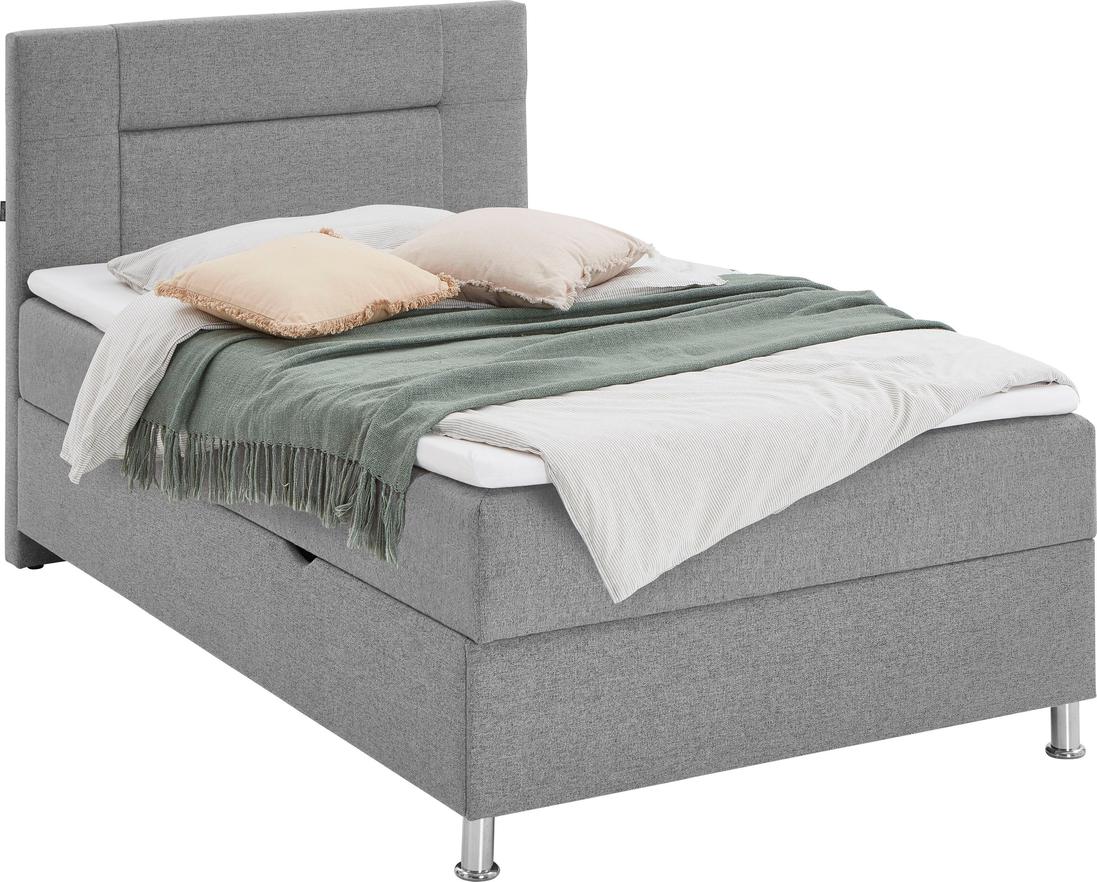 INOSIGN Boxbett Escalon mit Bettkasten, inkl. Topper, erhältlich in den Breiten 120x200cm und 180x200cm