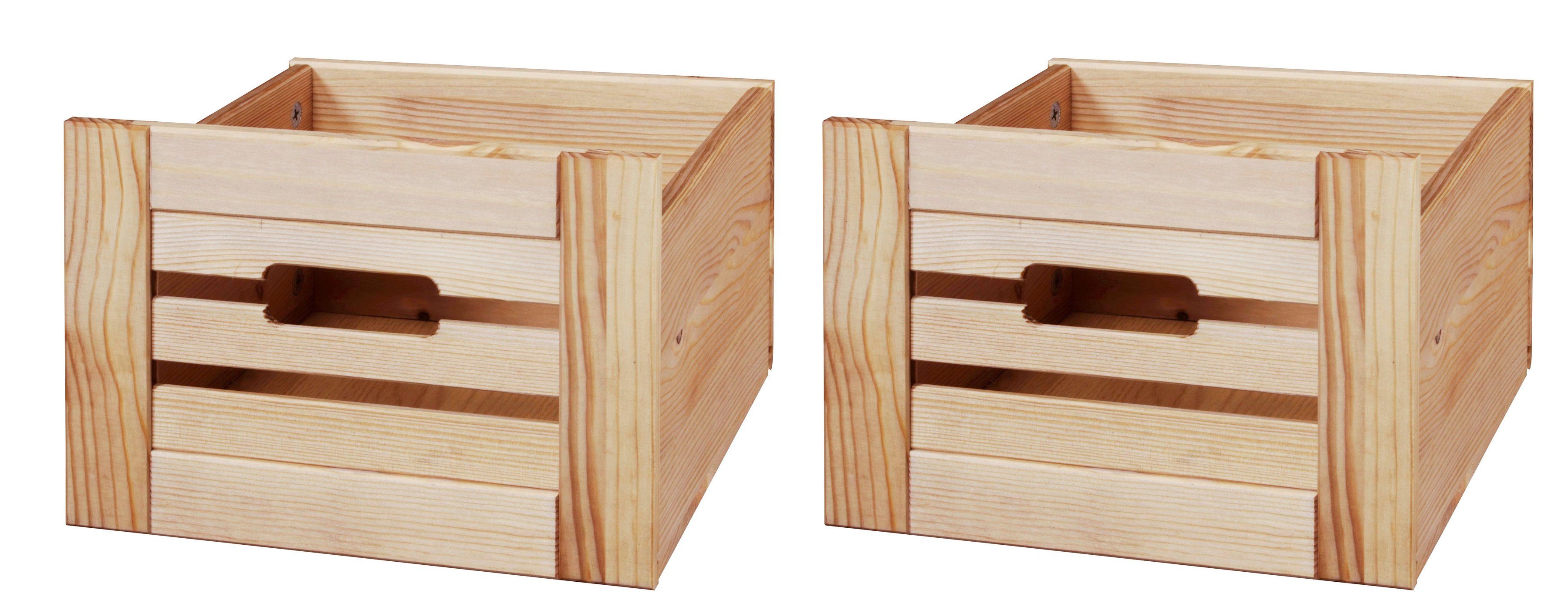 WELLTIME Set: Aufbewahrungsbox »Venezia Landhaus«, 2er-Set, aus