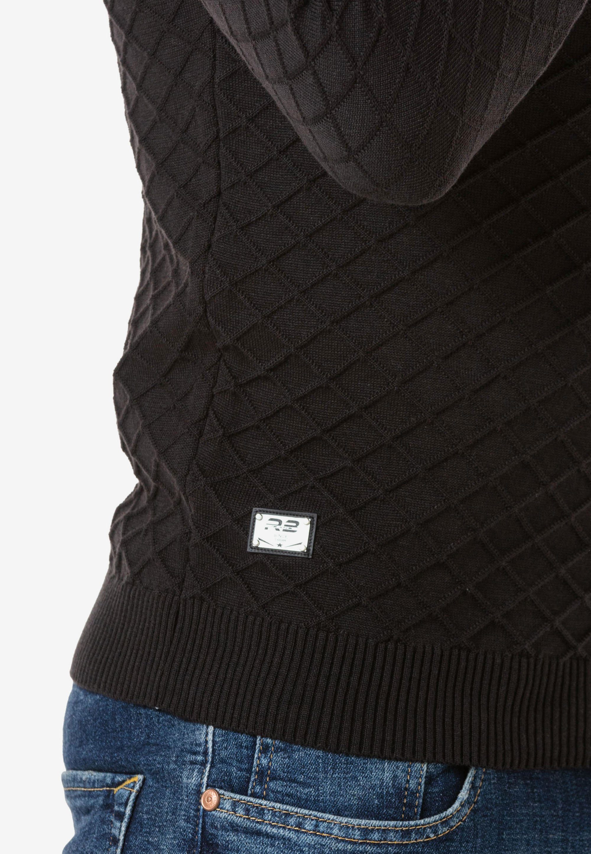 Tamworth Rollkragen schwarz mit engem RedBridge Rollkragenpullover