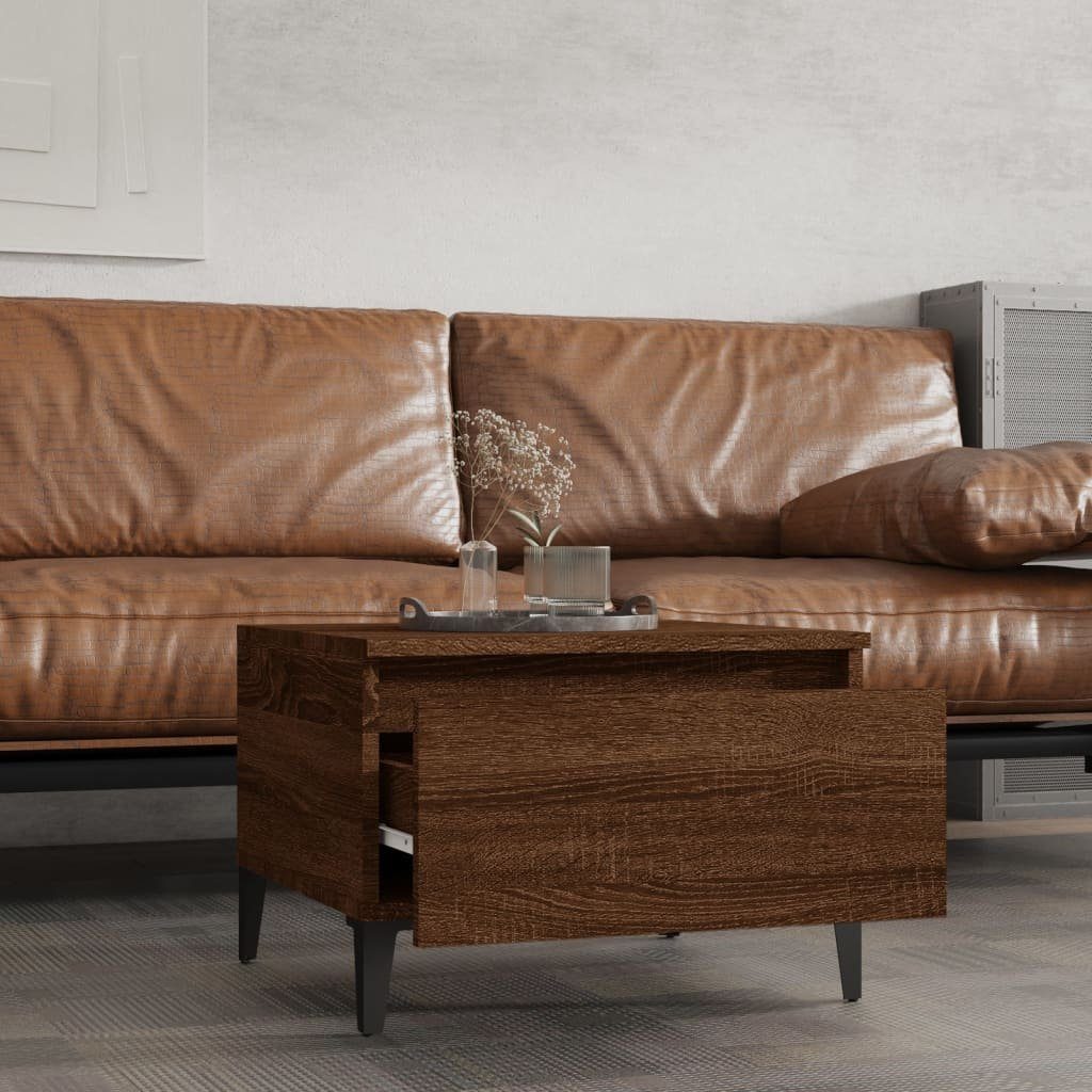 vidaXL Beistelltisch Beistelltisch Braun Eichen-Optik 50x46x35 günstig online kaufen