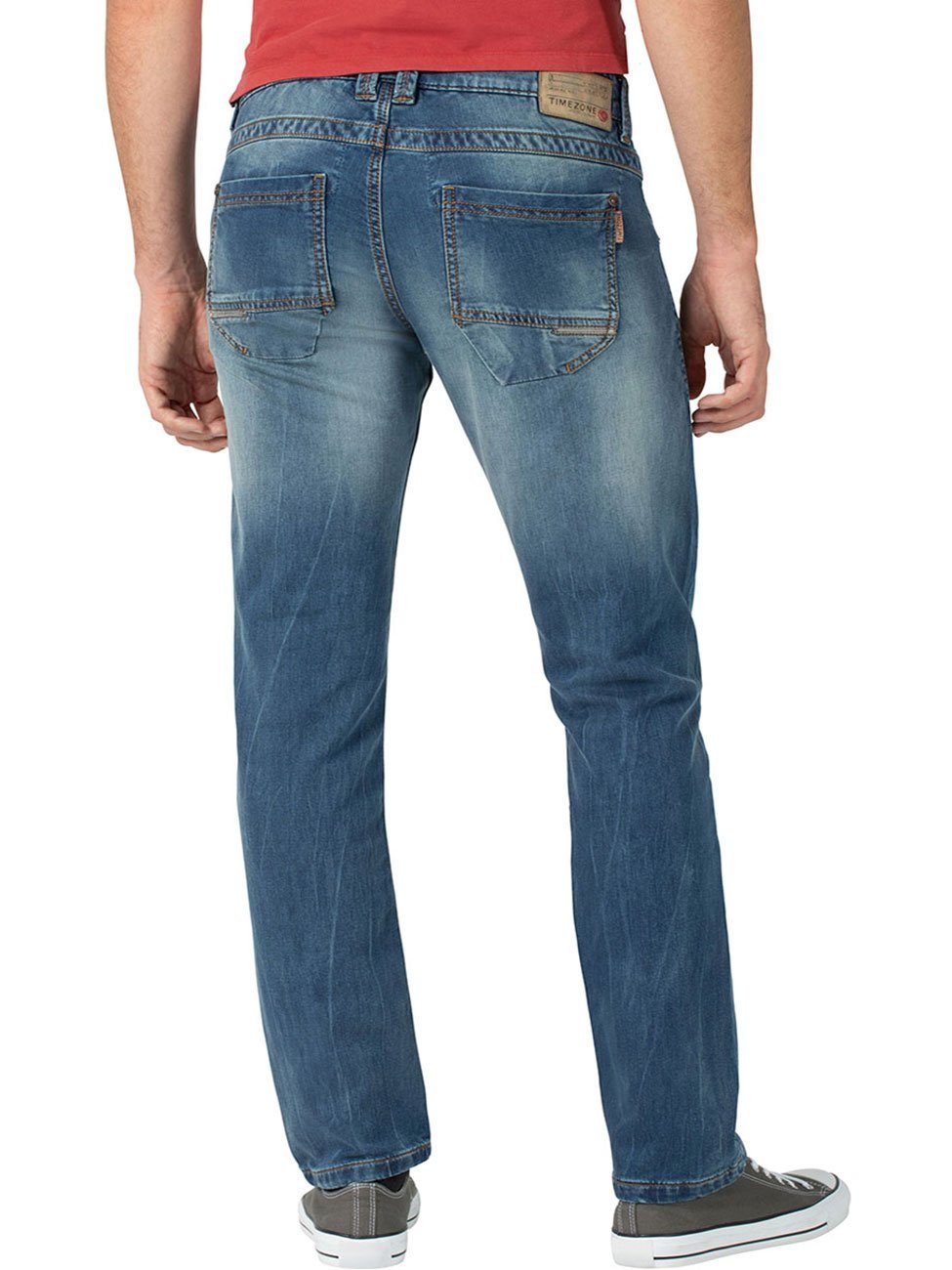 Slim Slim-fit-Jeans Jeanshose Stretch mit TIMEZONE Edward