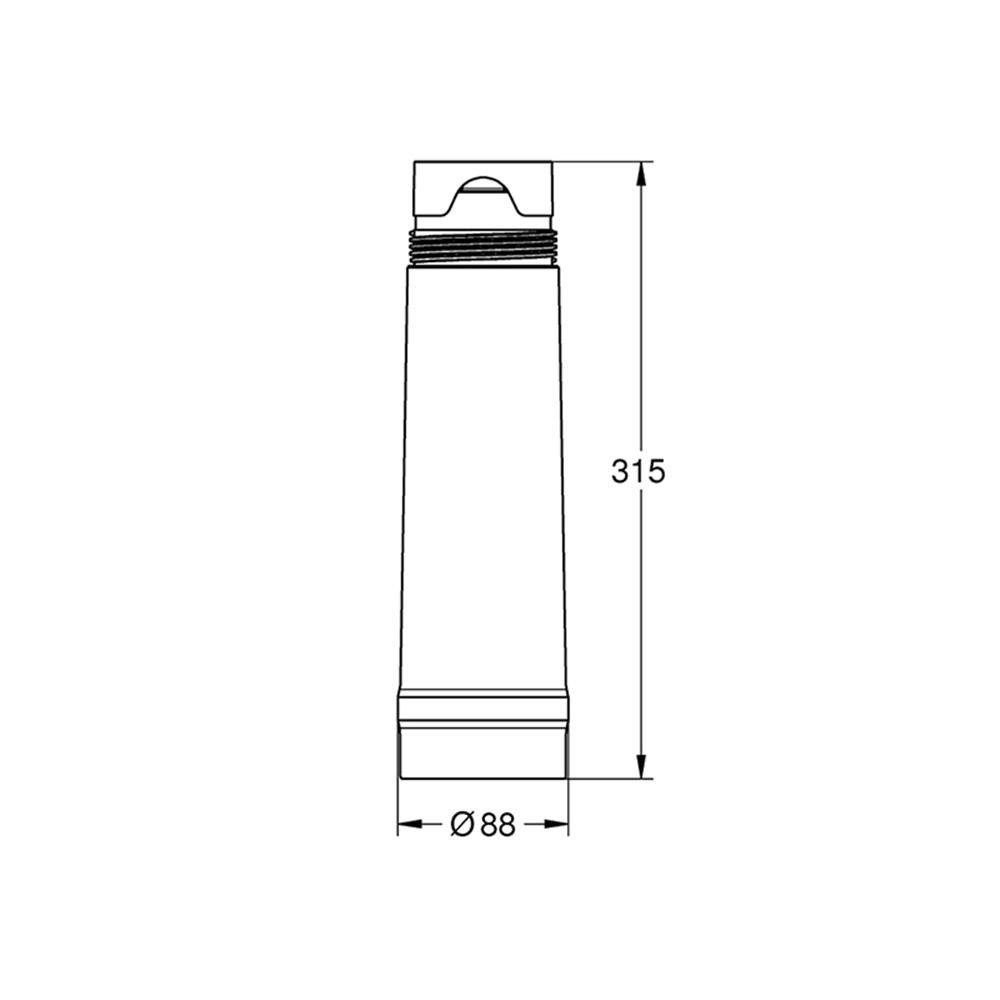 Grohe Einbauspüle Magnesium + Zink Filter, Austauschfilter für Blue und Red Wassersystem
