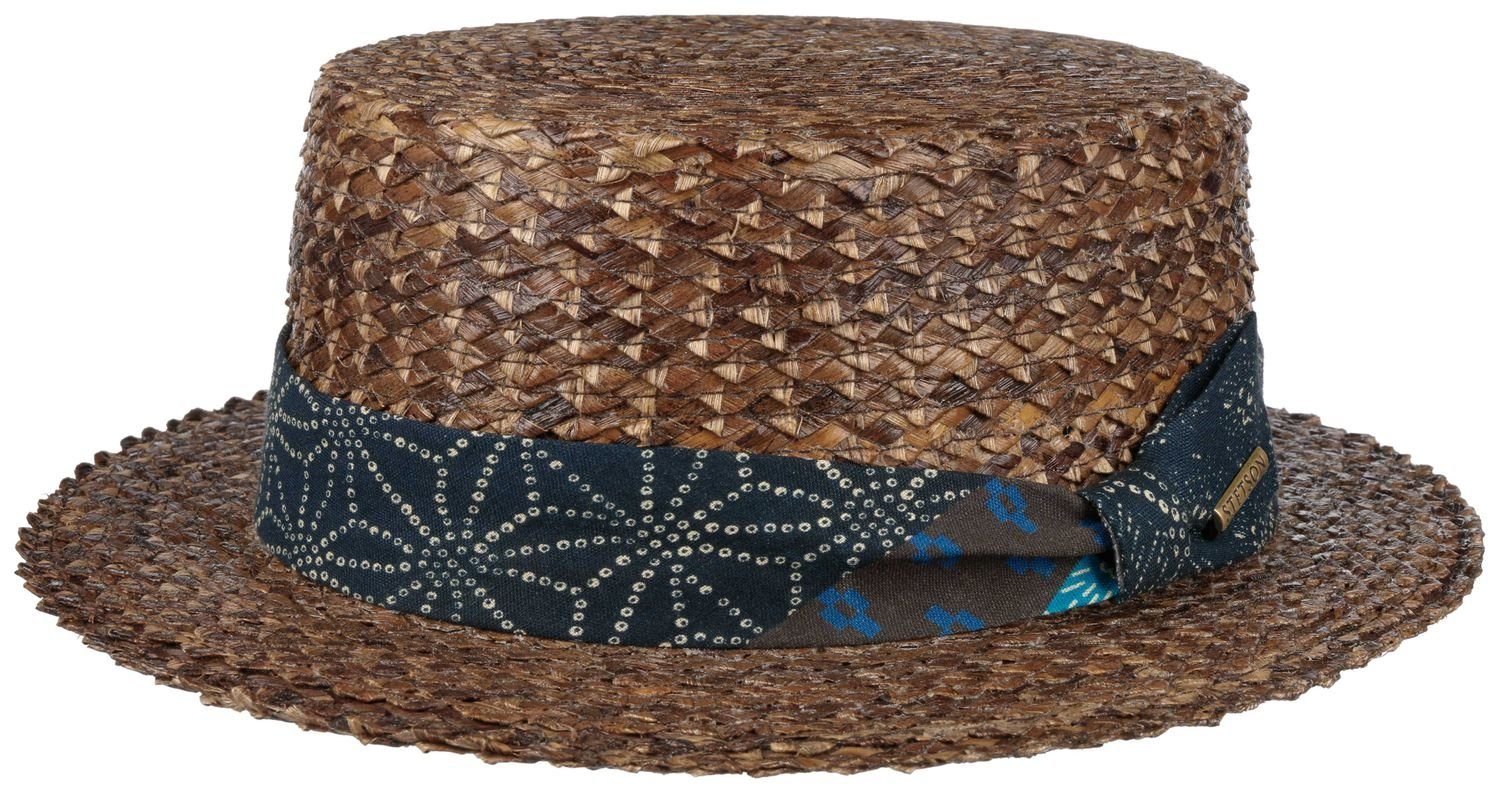 Stetson Strohhut Stroh Kreissäge Palme UV40+
