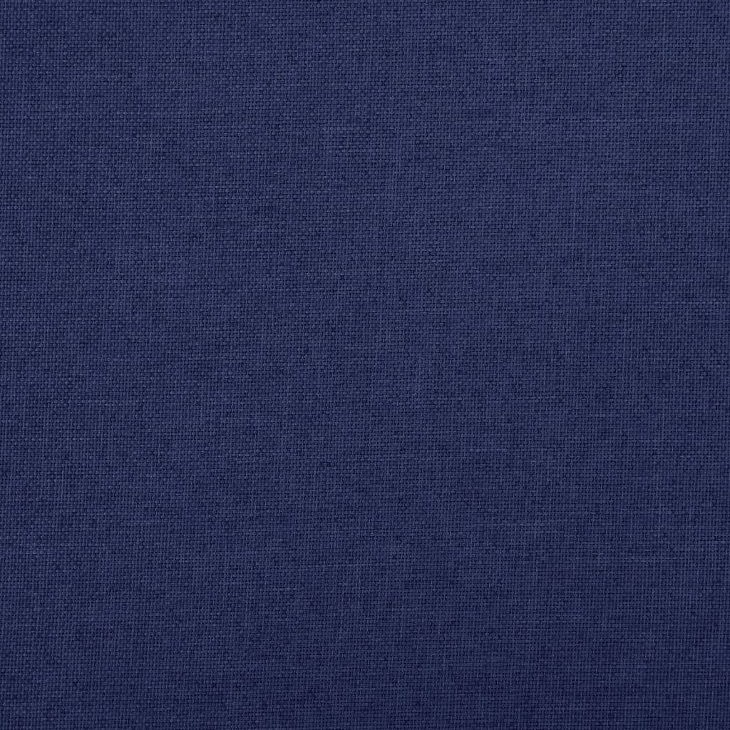 faltbar mit 38x76x38 aus cm), 6 Sitzbank (LxBxH: Stoff möbelando Blau 3010869 Schubladen in