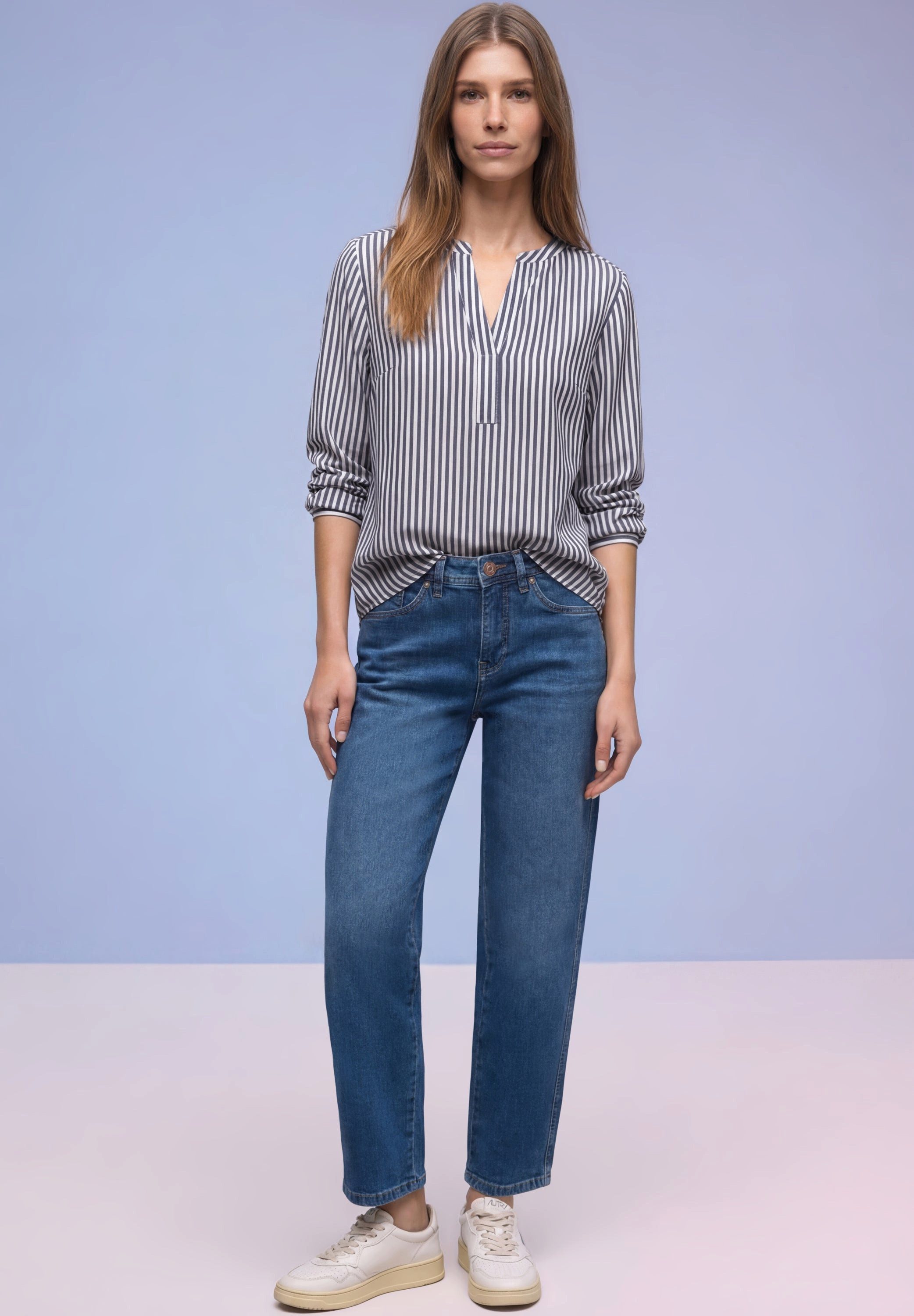 STREET ONE Tunikashirt Gestreifte Tunika (1-tlg) günstig online kaufen