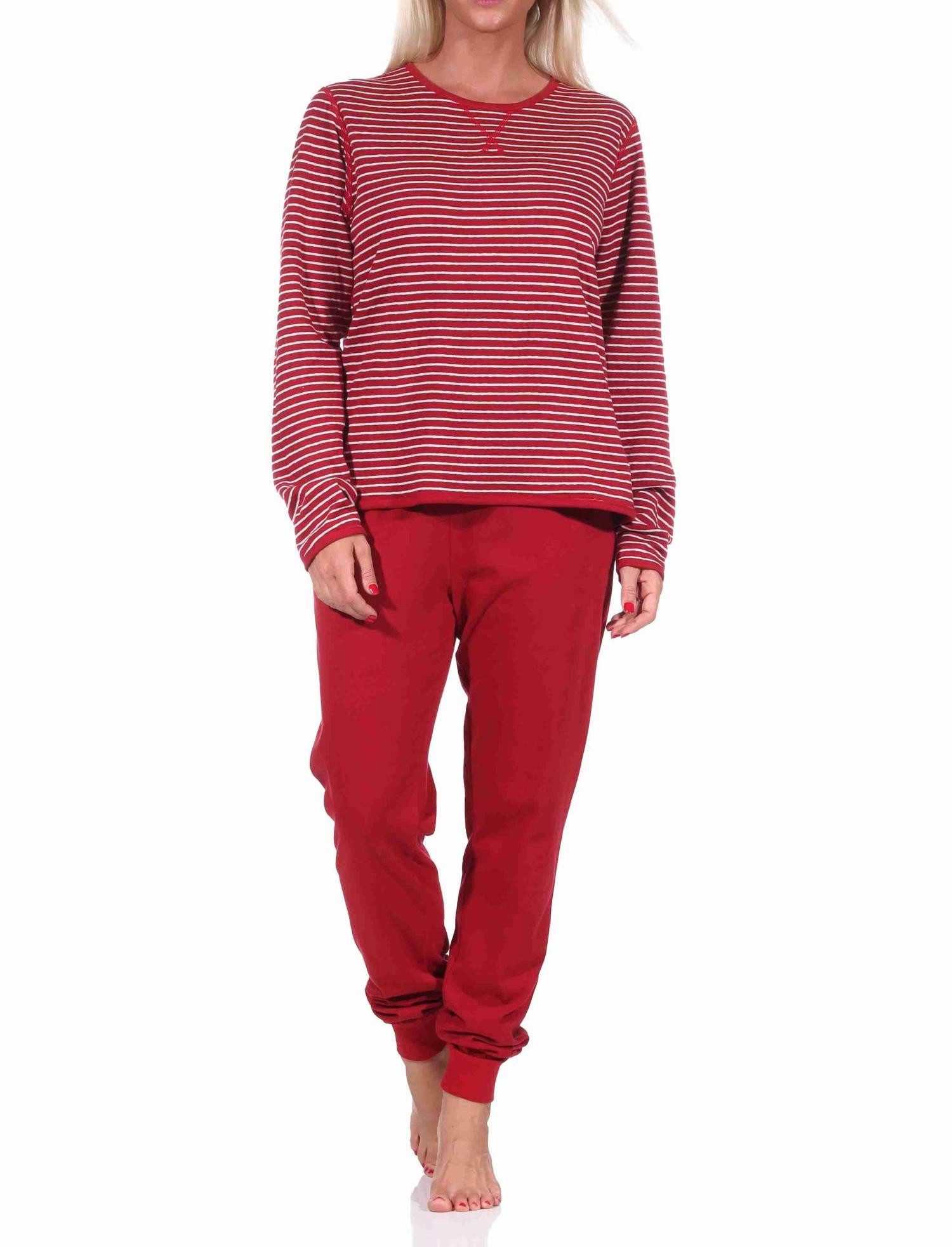 Pyjama Damen Wende Pyjama langarm Schlafanzug - 222 10 691