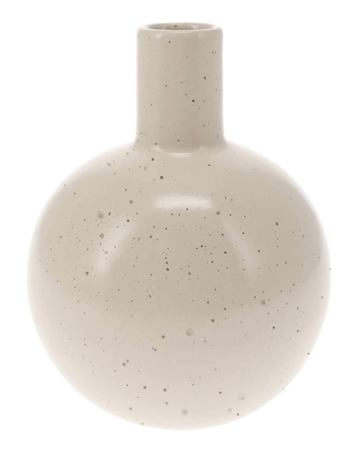 Dekovase Deko Vase Rund Porzellan Klein 4 Farben Flaschenvase Blumenvase 13 cm