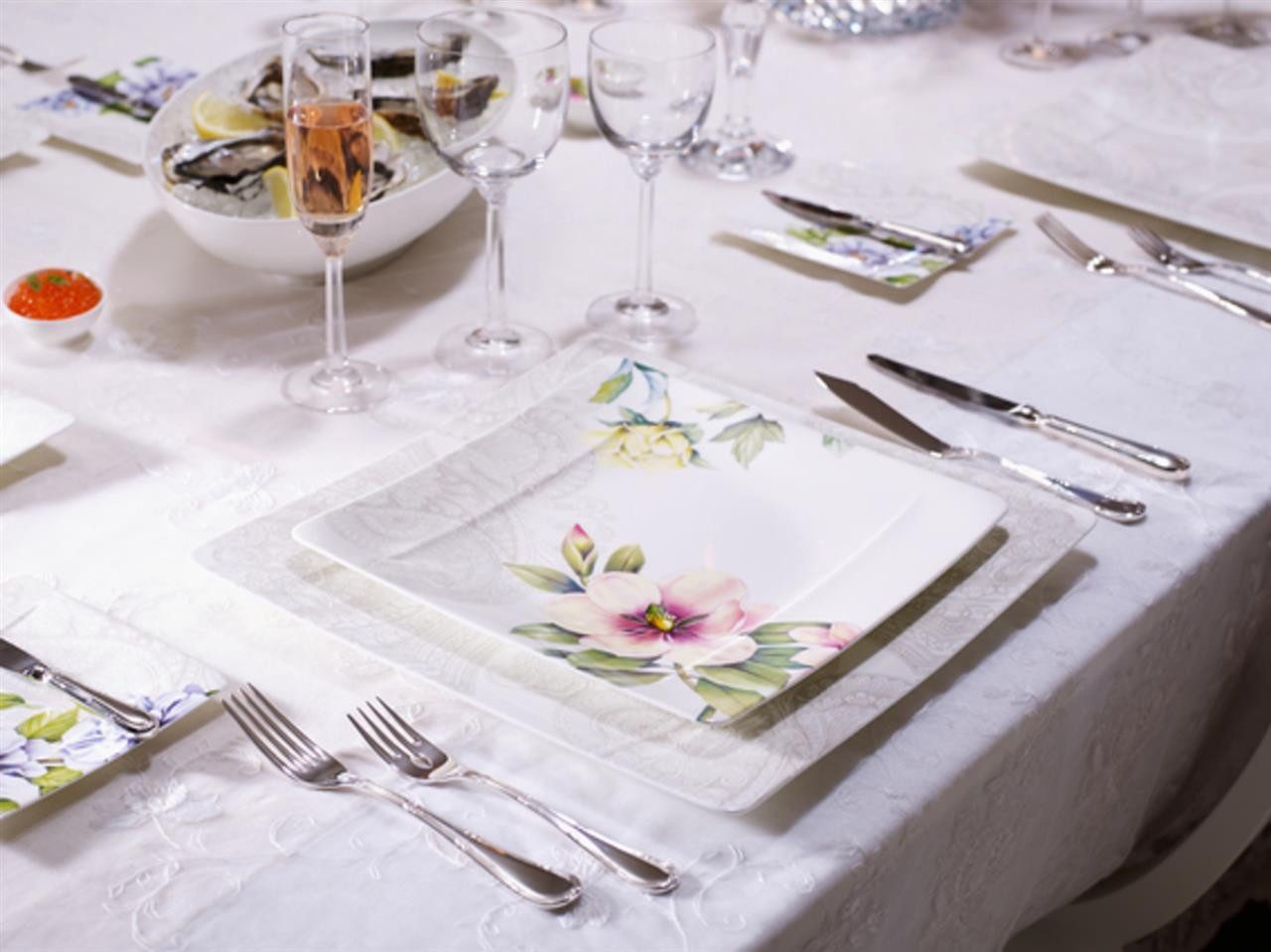 Villeroy & Boch Fischbesteck Kreuzband Septfontaines Fischbesteck 6er Set (12-tlg), 6 Personen