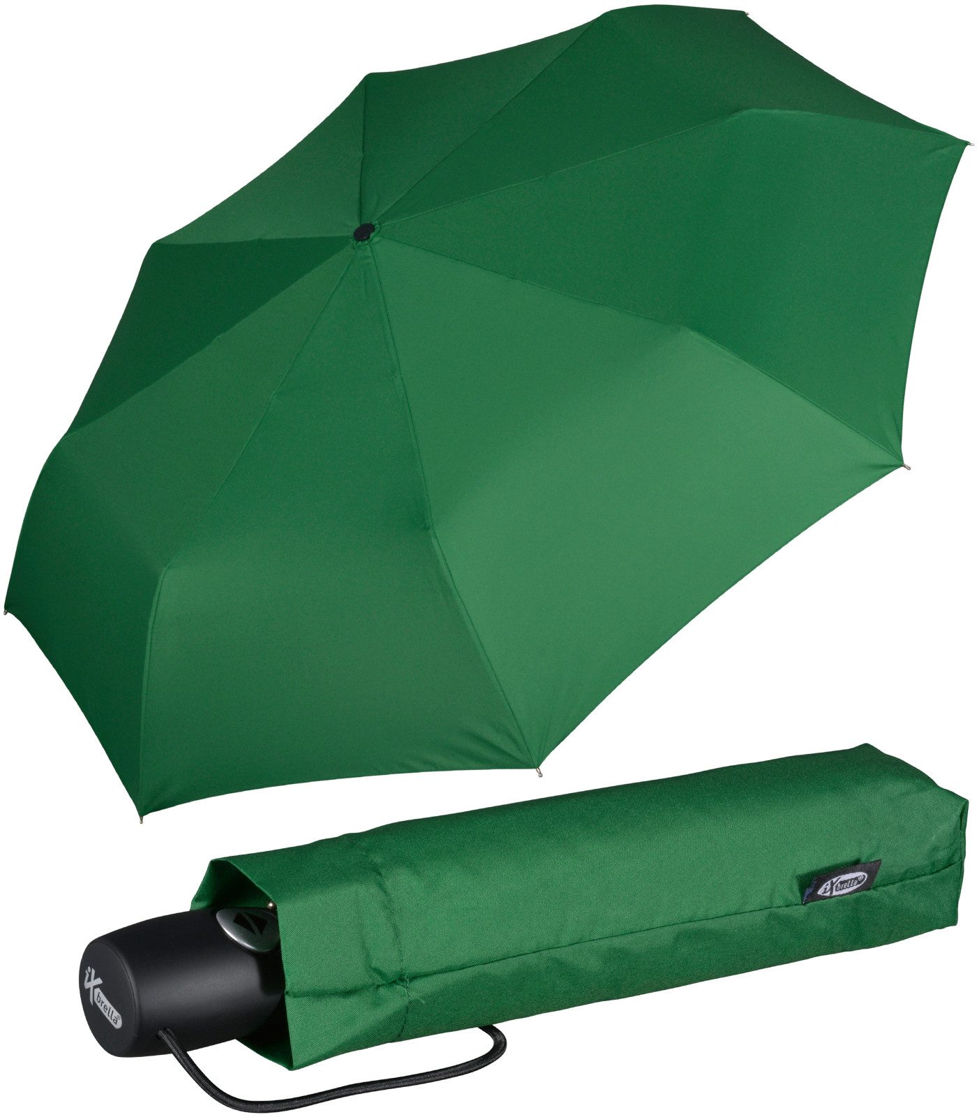 iX-brella Taschenregenschirm Mid Class - mit Auf-Zu-Automatik in vielen Farben, stabil, robust, praktisch