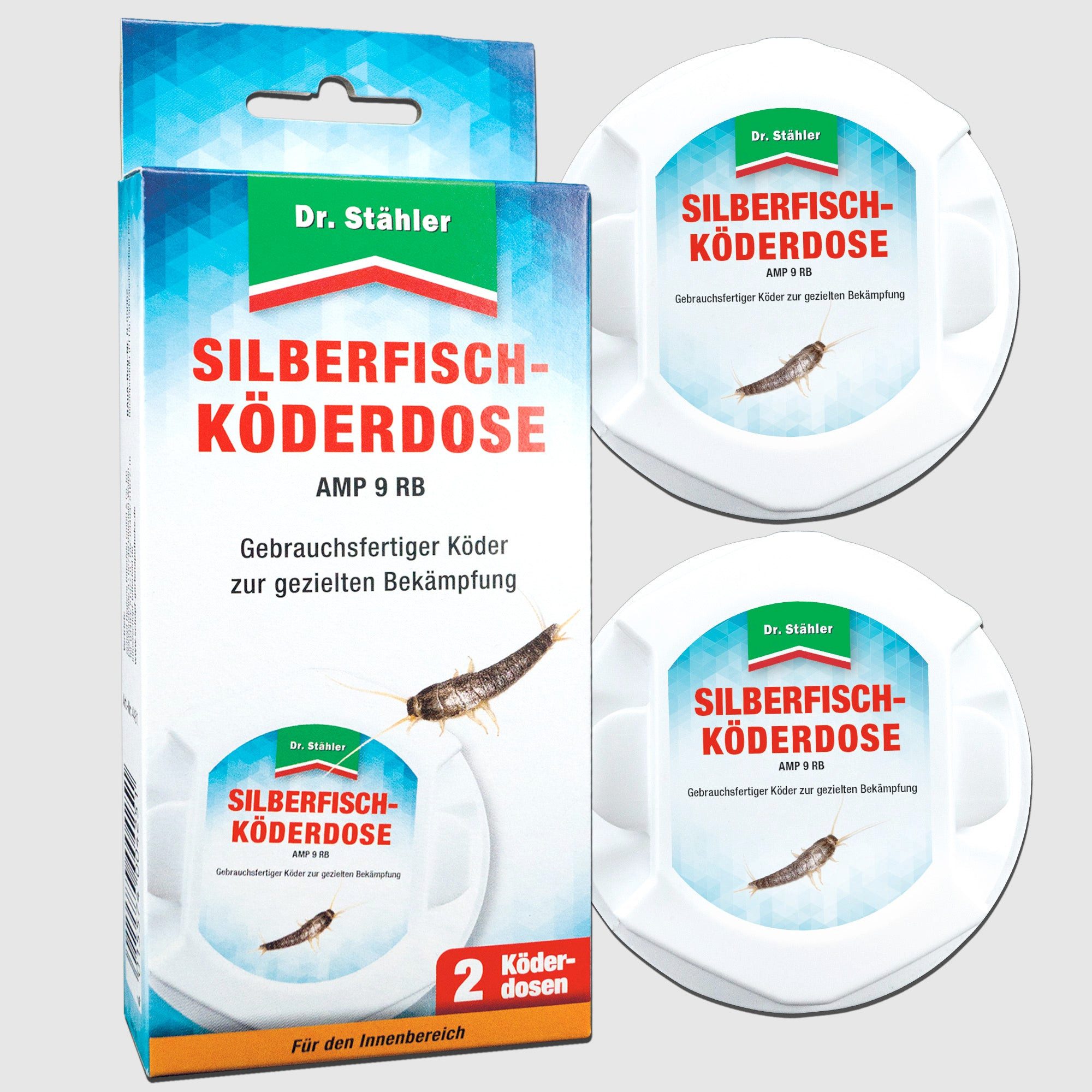 Insektenfalle Effektive Silberfisch-Köderdose für Küchen, Bäder und andere Räume