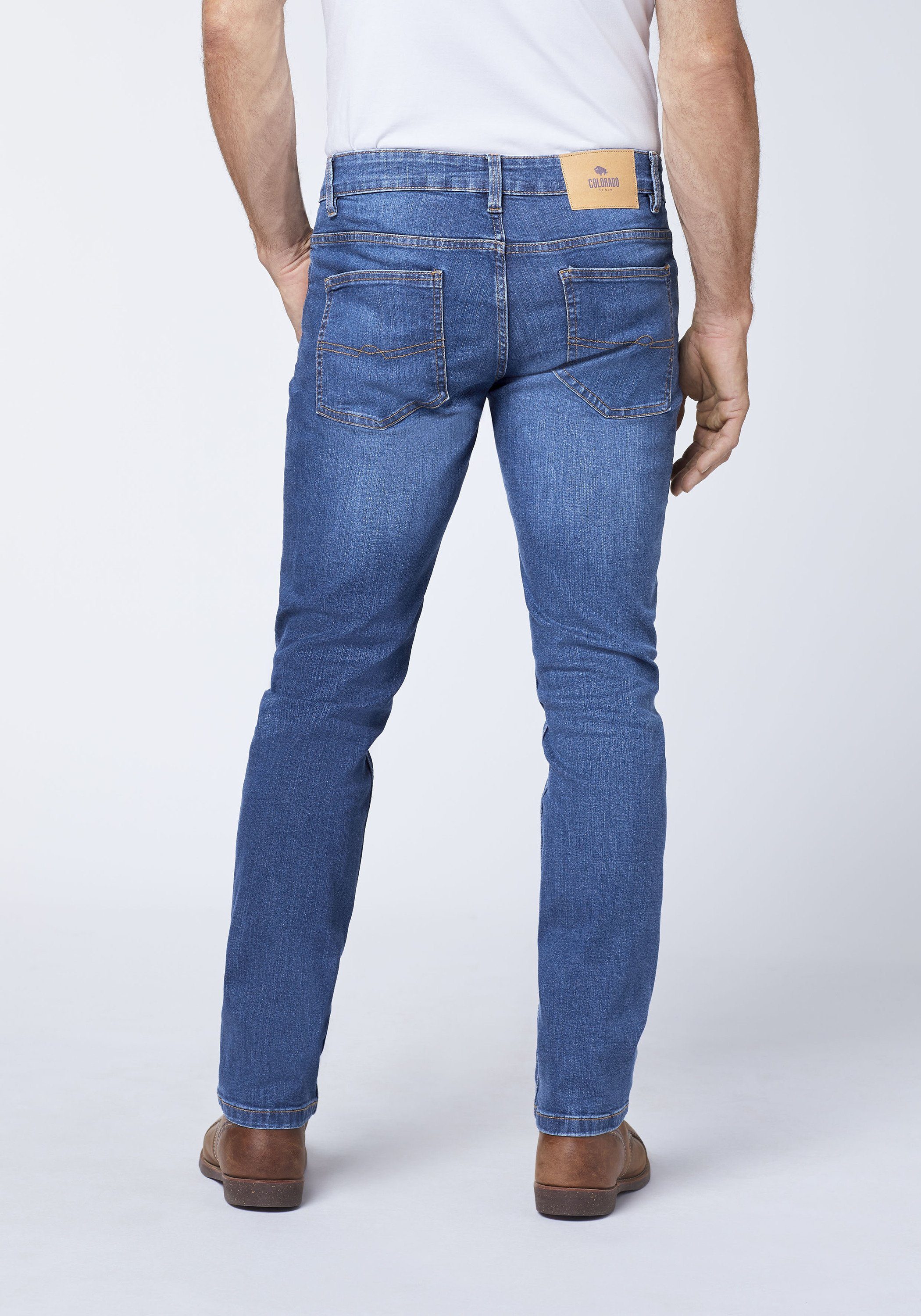 DENIM mit Super-Stretch-Komfort Slim-fit-Jeans COLORADO