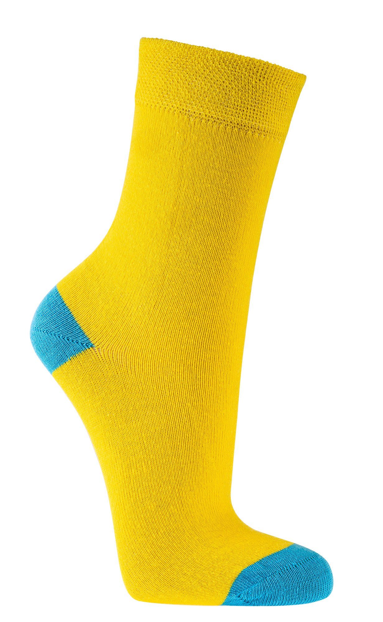 FussFreunde Socken 6 Paar Kinder Socken für Mädchen & Jungen, GUTE LAUNE FARBEN