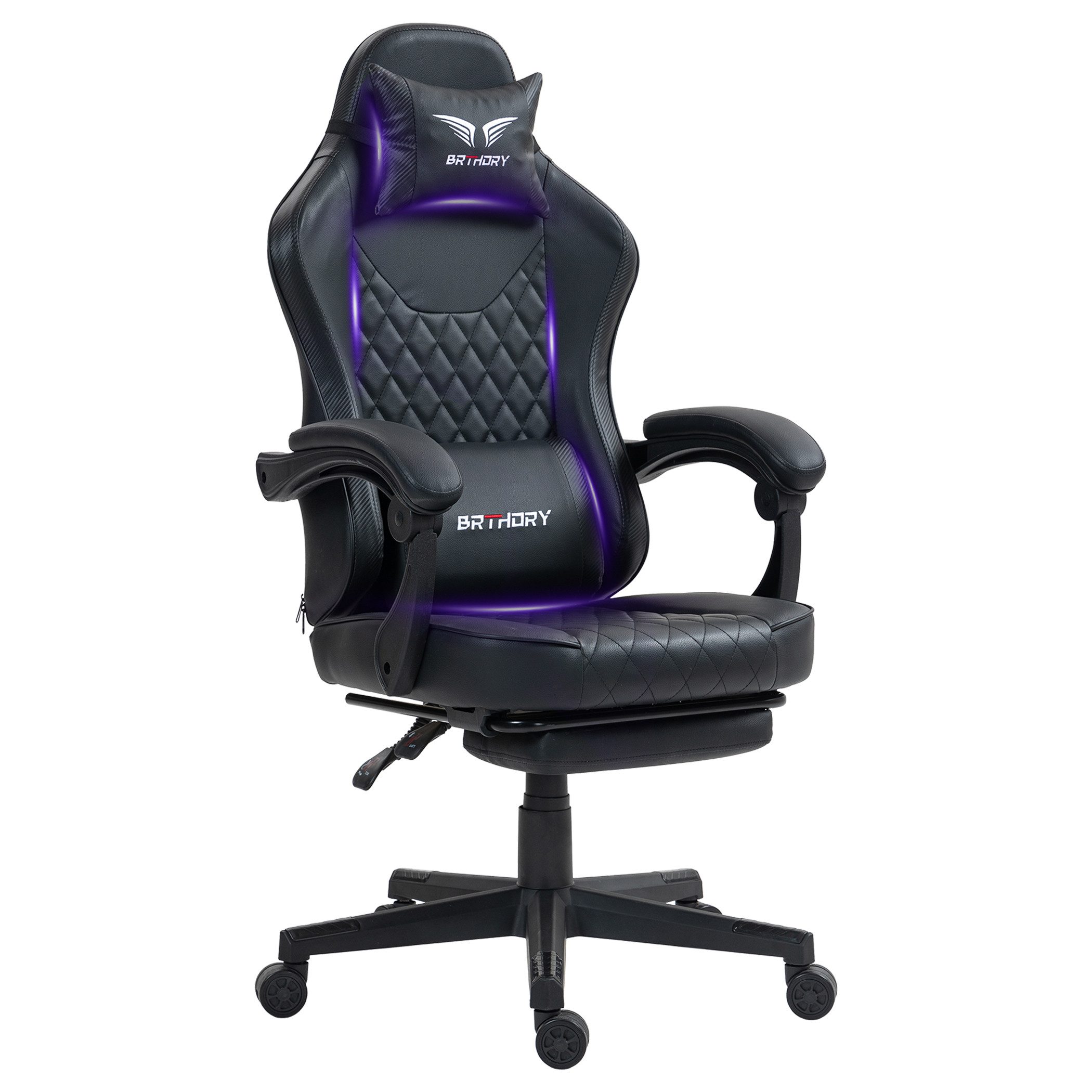 BRTHORY Gaming-Stuhl Ergonomischer Gaming Sessel, Schreibtischstuhl – Racin günstig online kaufen