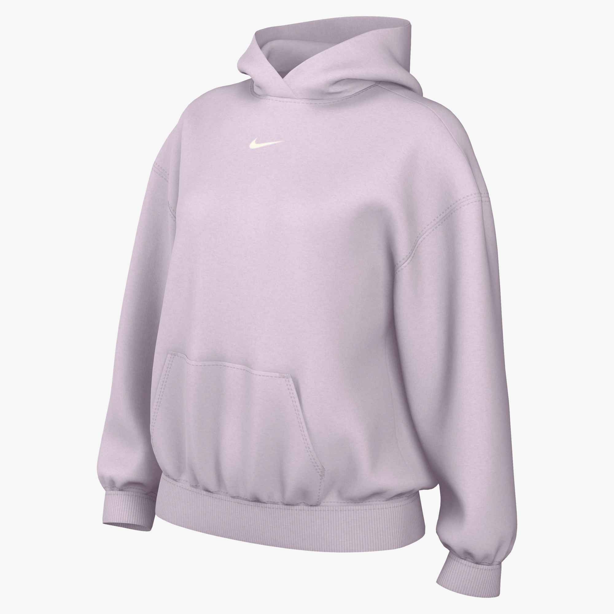 Nike Sportswear Kapuzensweatshirt W NK STDO FLC MW STD PO HDY mit Kapuze, Langarm, aus angerauter Sweatware, Basic-Passform