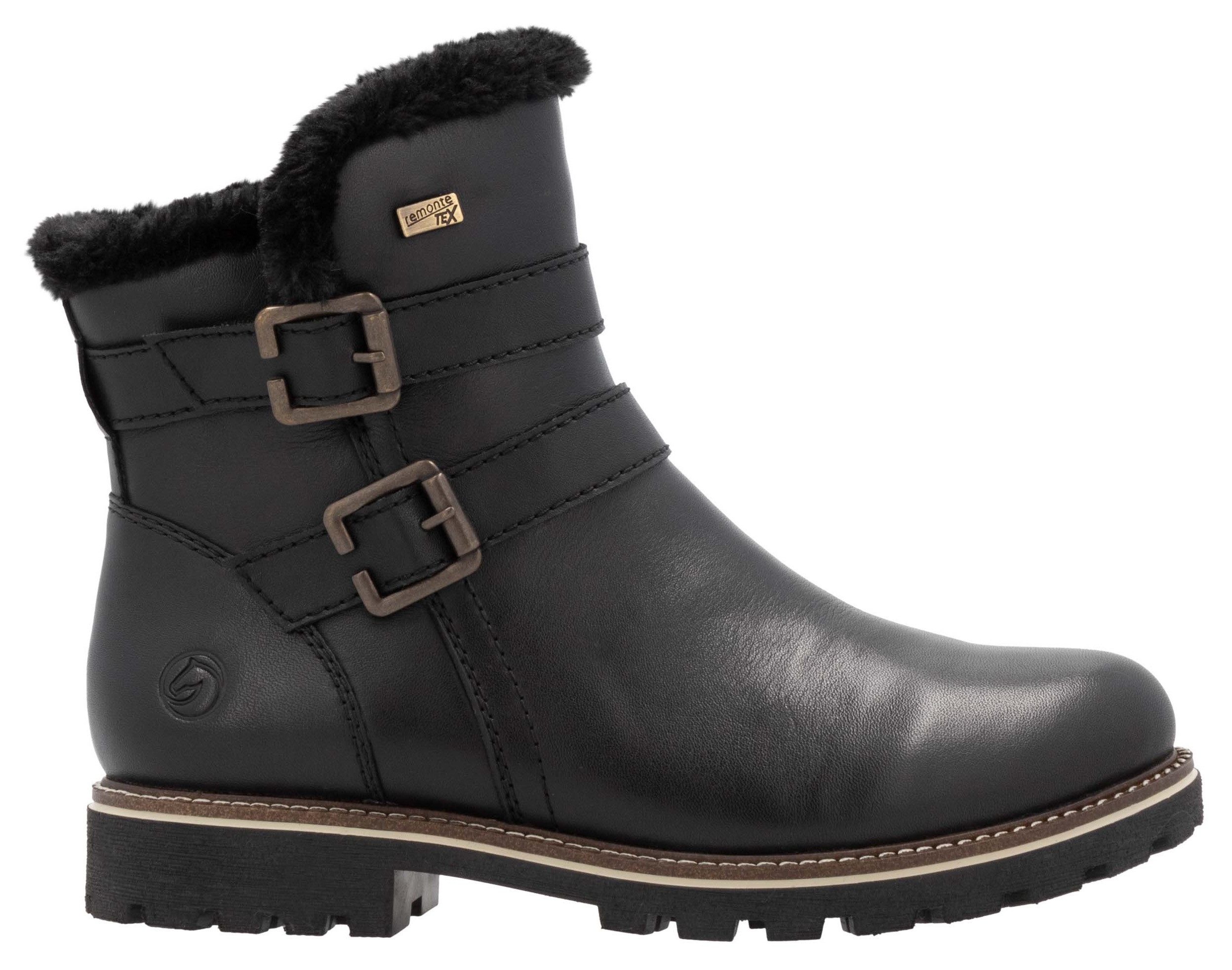 Remonte Winterboots, Blockabsatz, Winterstiefelette, Outdorrschuh mit günstig online kaufen