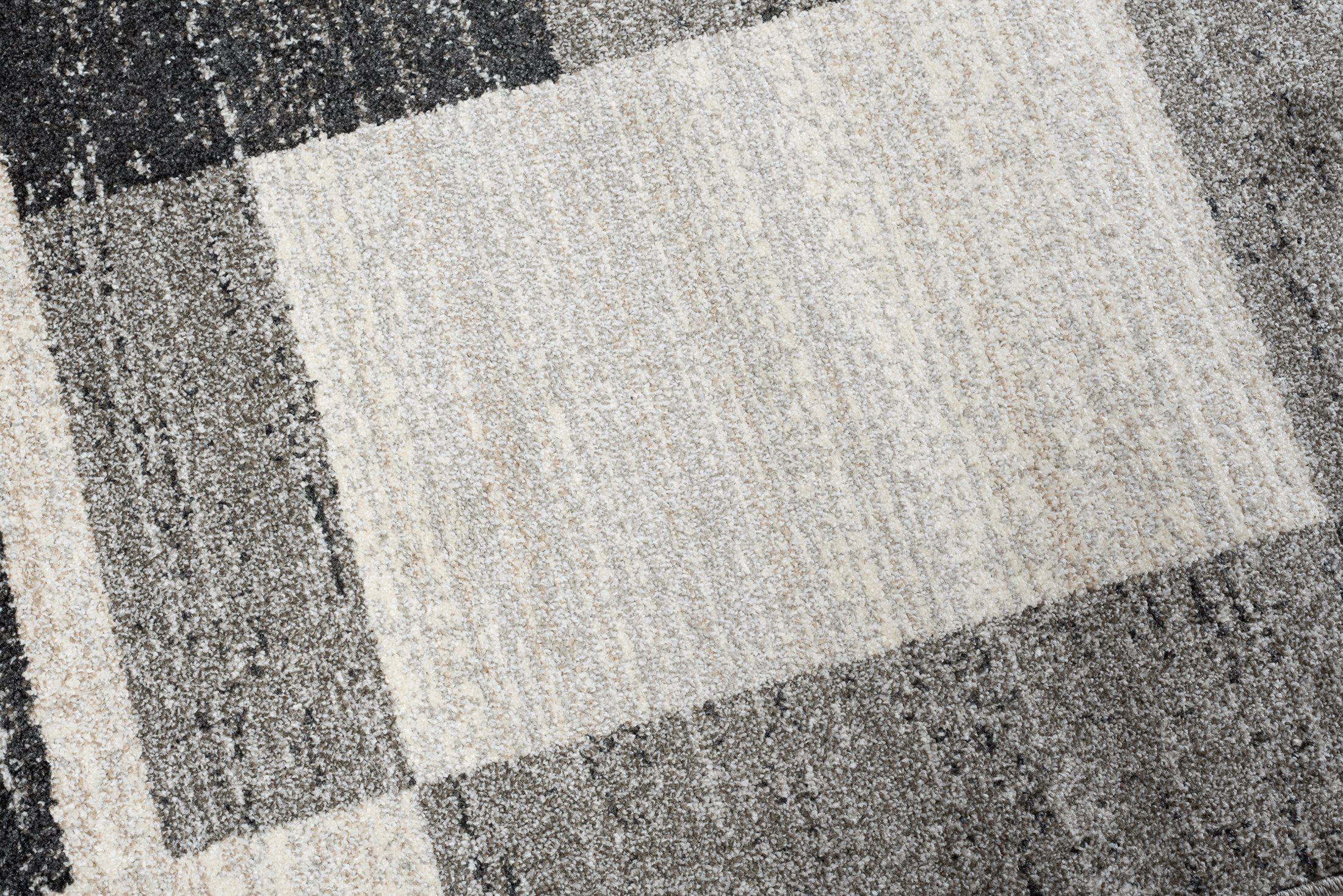 Mazovia Läufer Läufer Flurläufer Modern für Vorzimmer, Küche - Grau, 80 x 100 cm, Kurzflor, Meterware, Höhe 10 mm