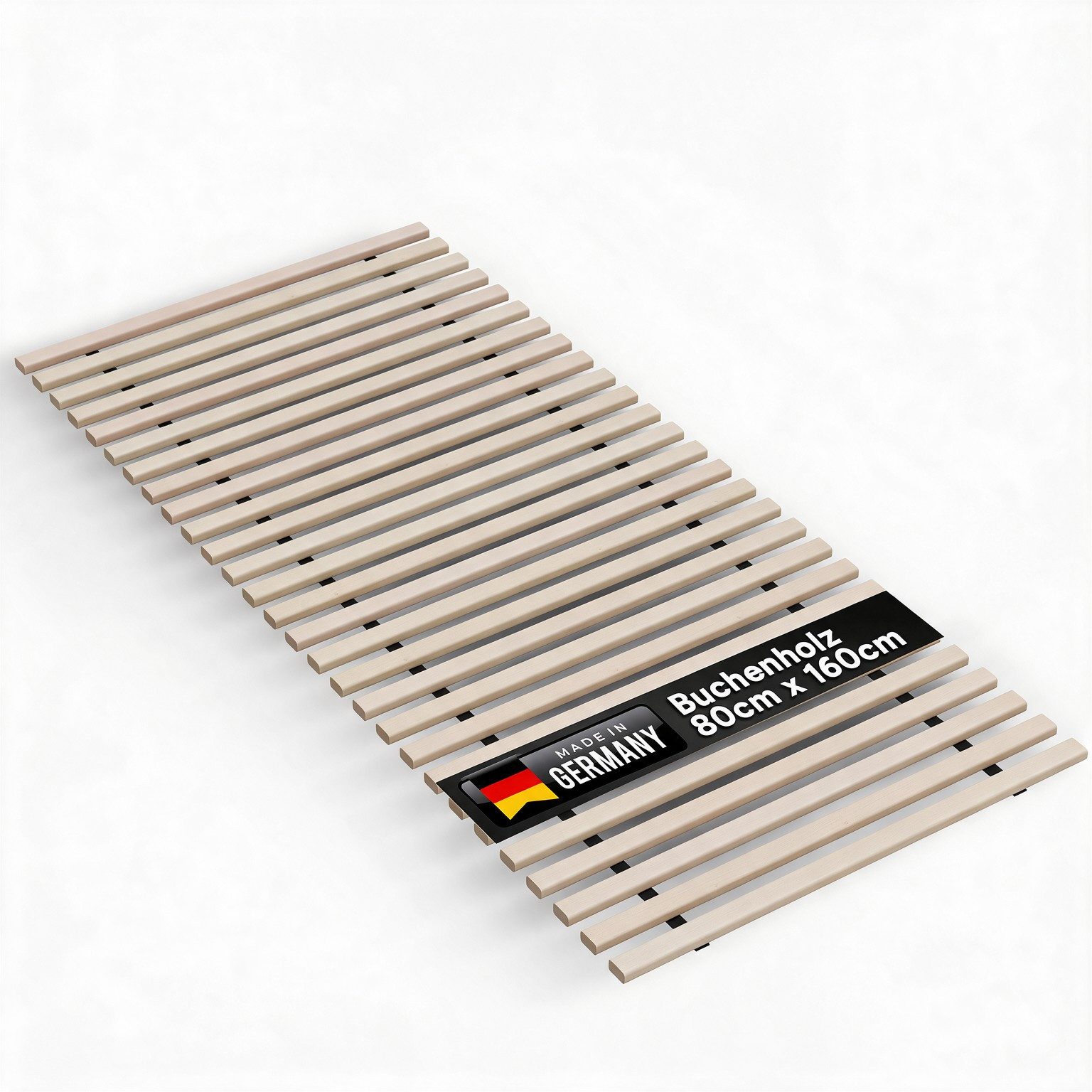 Rollrost Lattenrost Rolllattenrost "Buche" 80 x 160 cm 22mm bis 650kg Bettrost, TUGA-Holztech, 80cm 90cm 100cm 120cm 140cm 160cm 180cm 200cm Lg190 200 210 220cm