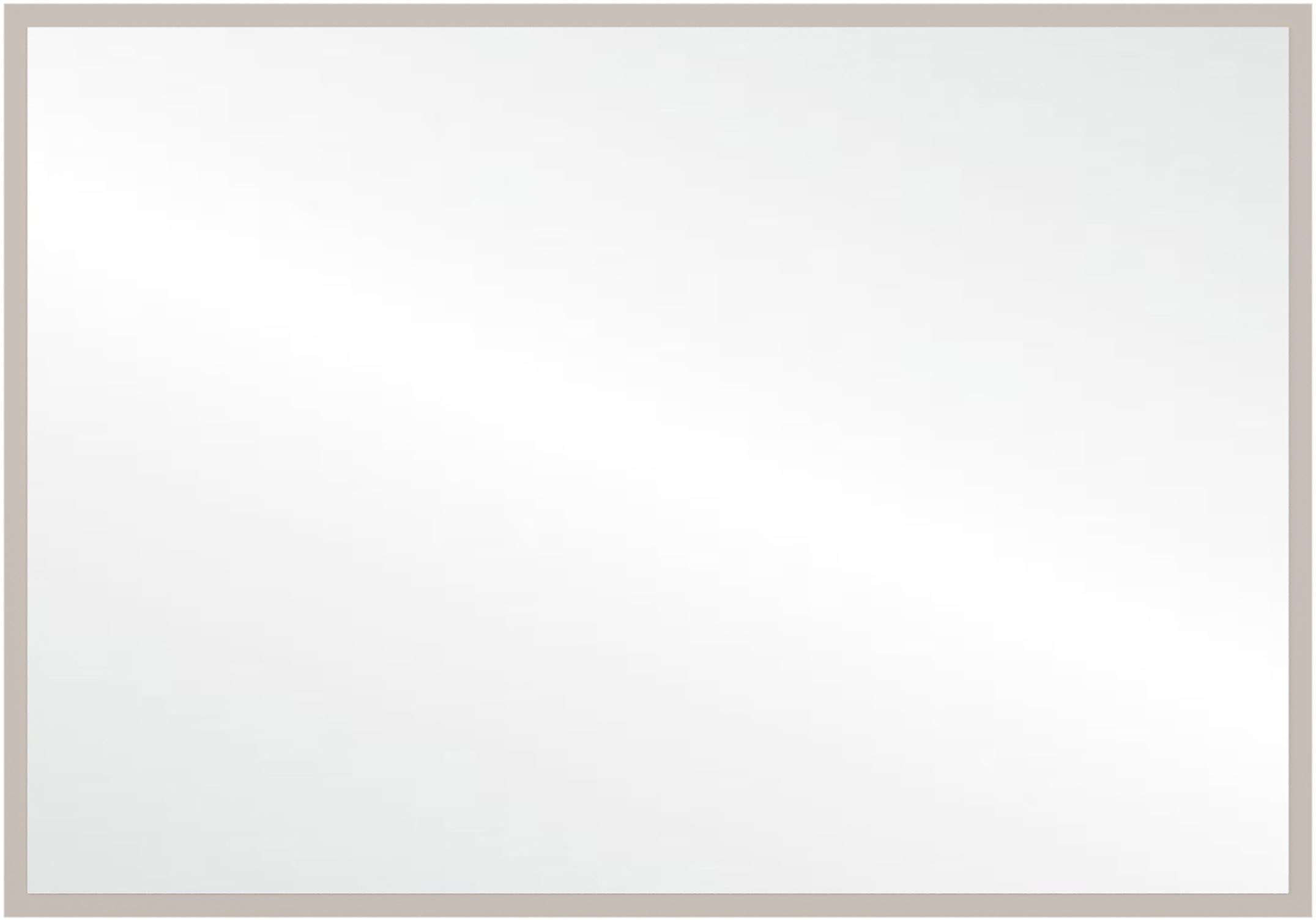 FORTE Garderobenspiegel, B/H/T 108,8/76/1,8 cm, Wandmontage