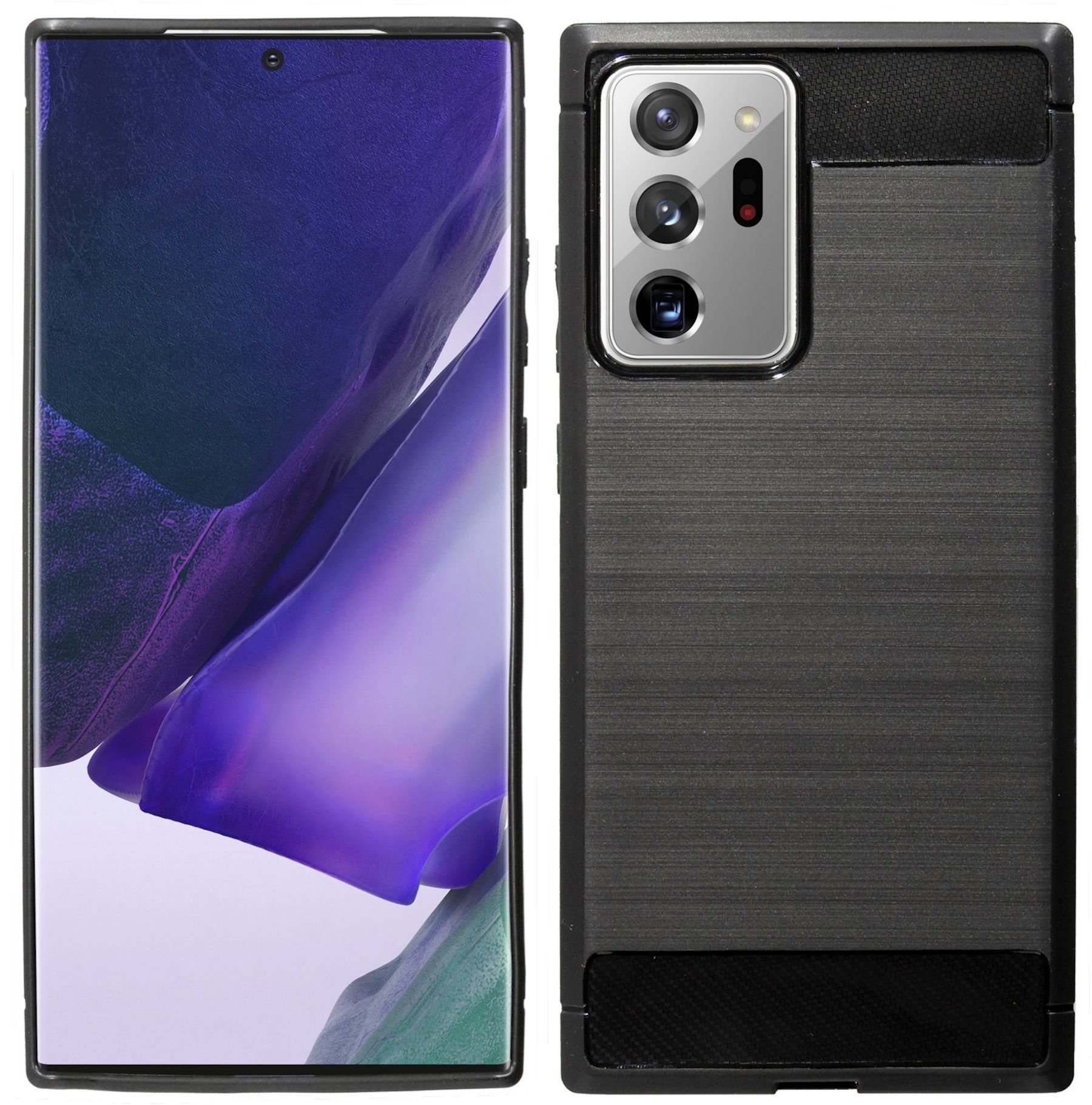 cofi1453 Handyhülle Silikon Hülle für Samsung Galaxy Note 20 Ultra, Case Cover Schutzhülle Bumper