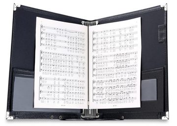 Classic Cantabile Ringbuchmappe 5x Notenmappe Deluxe - Chormappe für Musiknoten - aus Kunstleder (5-St)