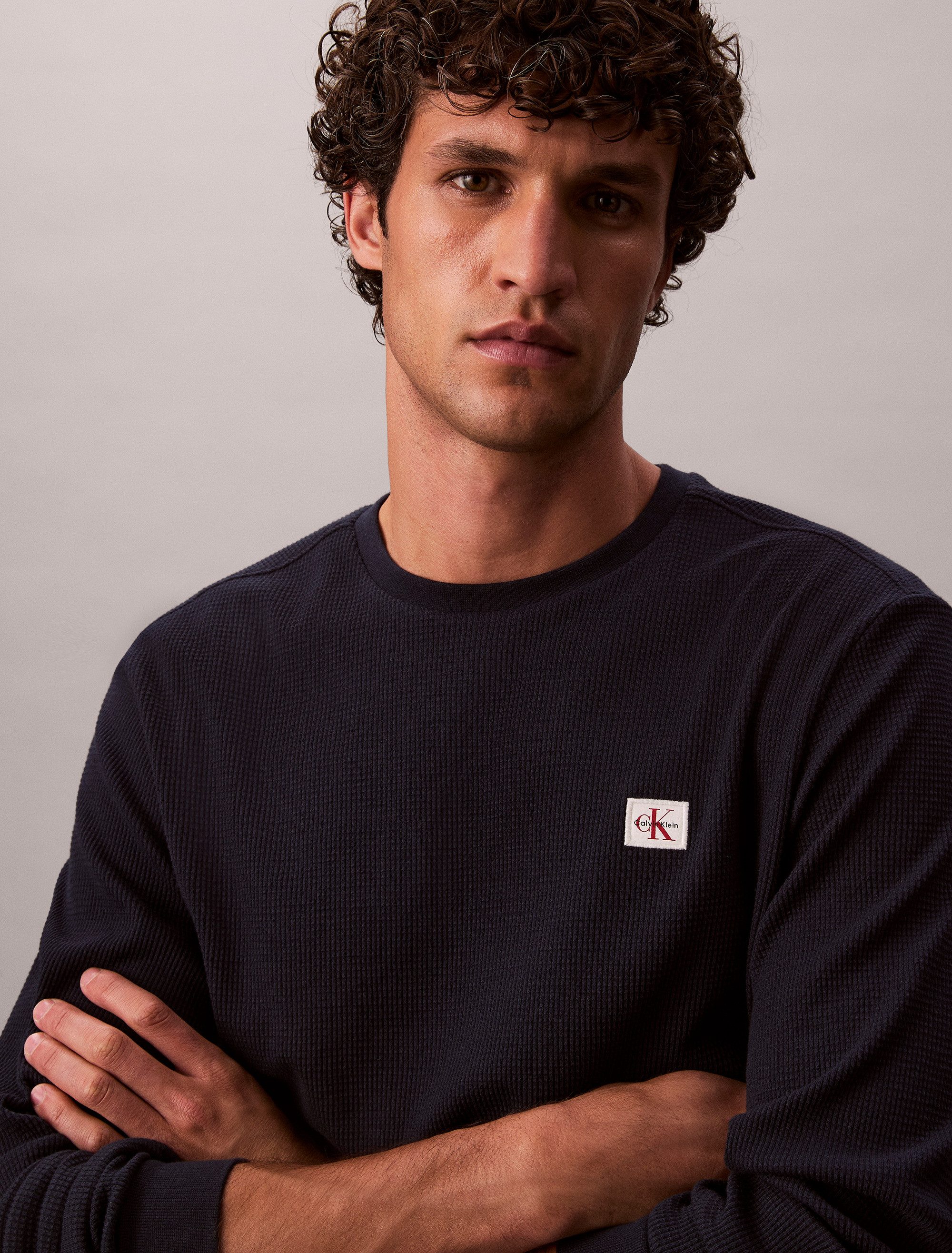 Calvin Klein Jeans Langarmshirt Mit Rundhalsausschnitt – Bild 3 von 5