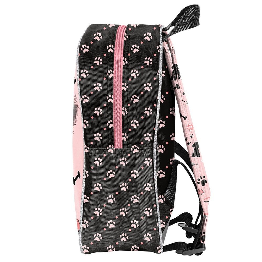PASO Schulrucksack, Hund – Kinderrucksack – Rosa