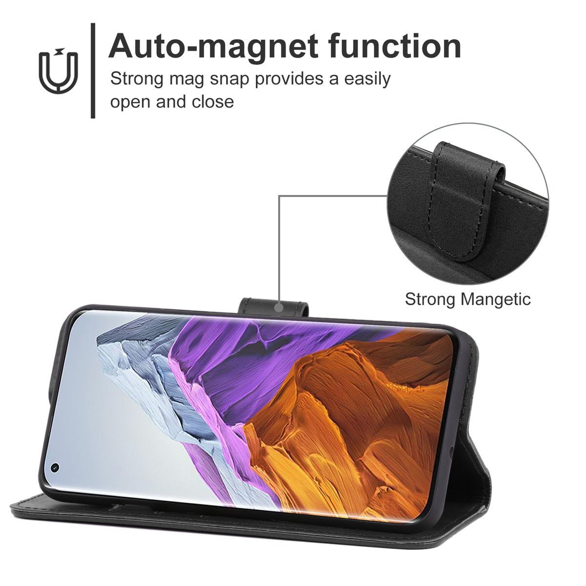 König Design Handyhülle Xiaomi Mi 11 Pro, Schutzhülle Schutztasche Case Cover Etuis Wallet Klapptasche Bookstyle