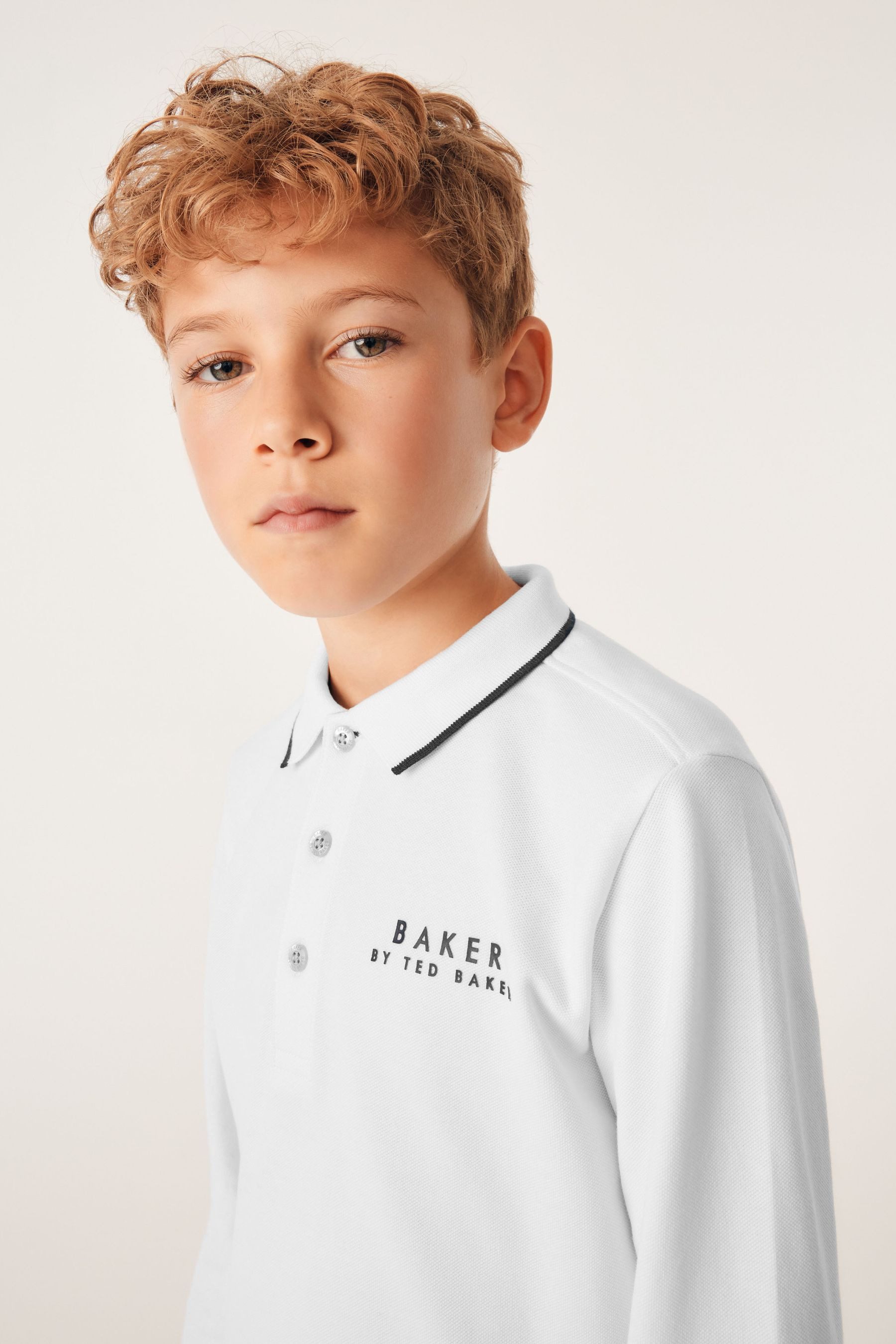 Baker by Ted Baker Langarm-Poloshirt Baker by Ted Baker Langarm-Poloshirt (1-tlg)