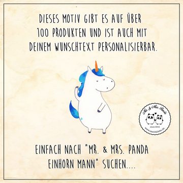 Mr. & Mrs. Panda Tasse Einhorn Mann - Weiß - Geschenk, BFF, Pegasus, hübsch, Unicorn, XL Bec, XL Tasse Keramik, Liebevolles Design