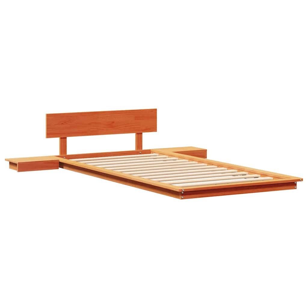 vidaXL Bett Bettgestell Braun 80 x günstig online kaufen