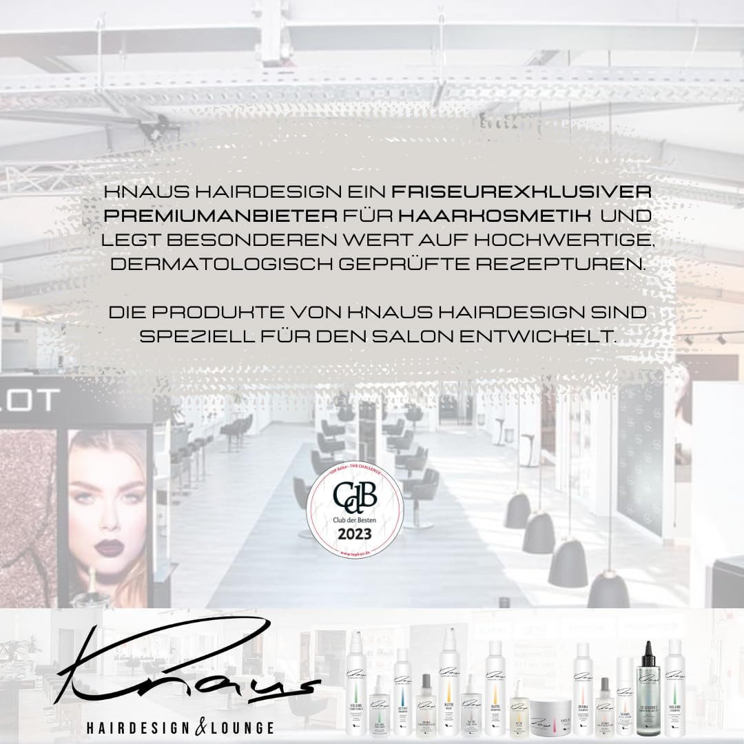 Knaus Hairdesign Haarfestiger SCIROCCO Lac Haarspray, starke Festigung, VEGAN