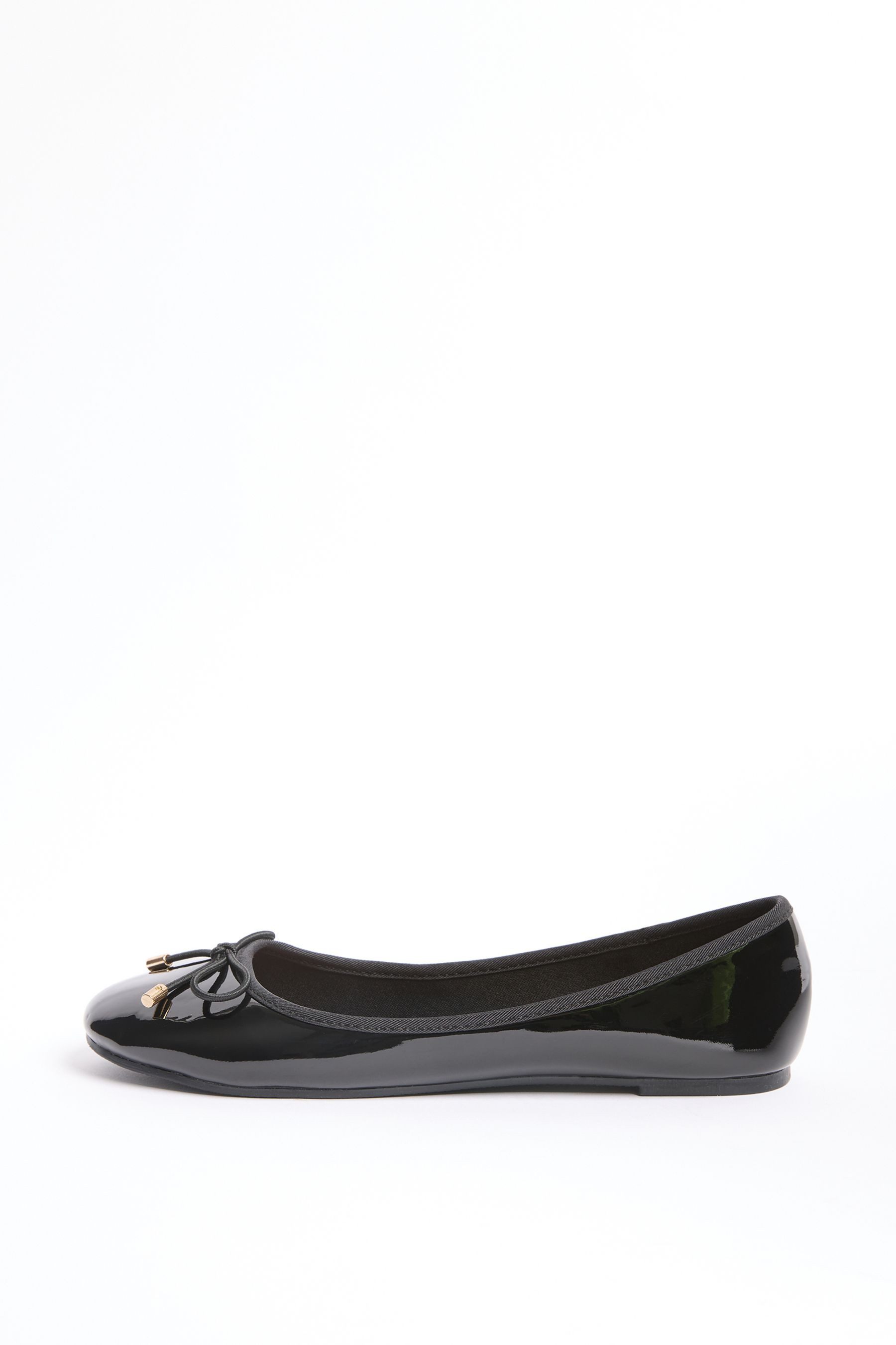 LIPSY Lipsy Ballerinas aus Kunstlackleder mit Schleife Ballerina