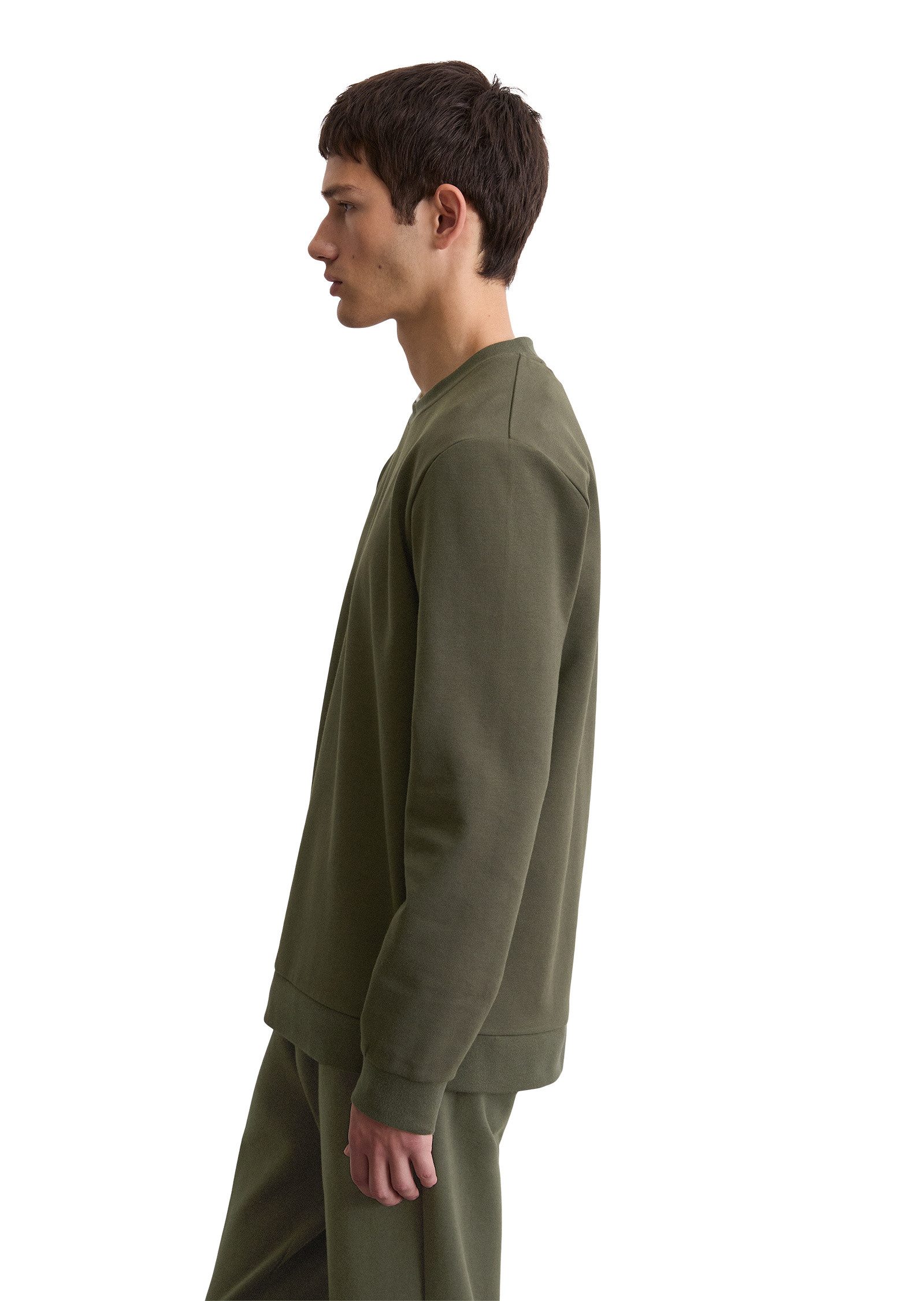 Marc O'Polo Sweatshirt aus elastischem Bio-Baumwoll-Mix günstig online kaufen