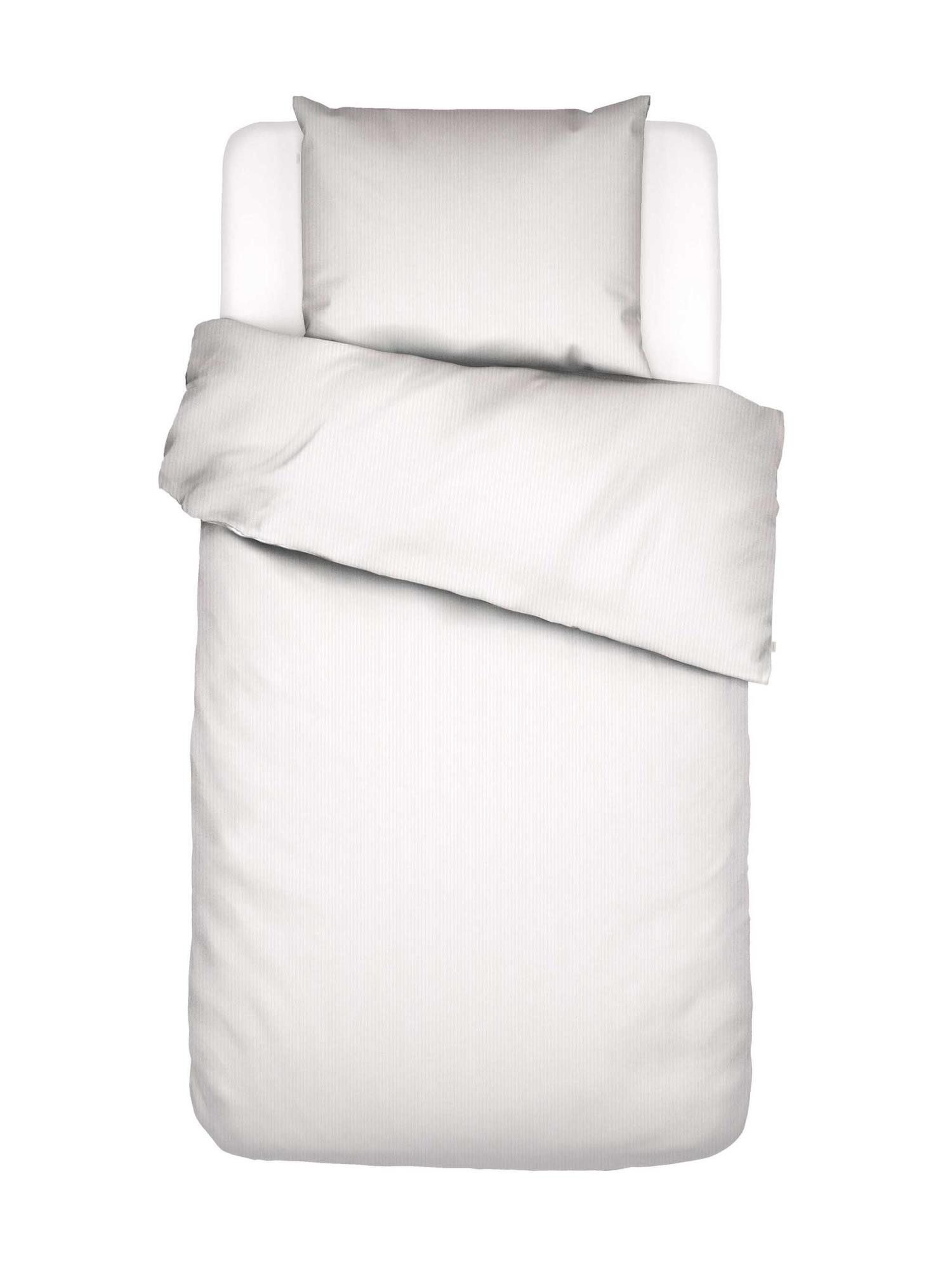 Essenza Bettwäsche Essential Satin, Satin, 2 teilig, Uni-Streifen
