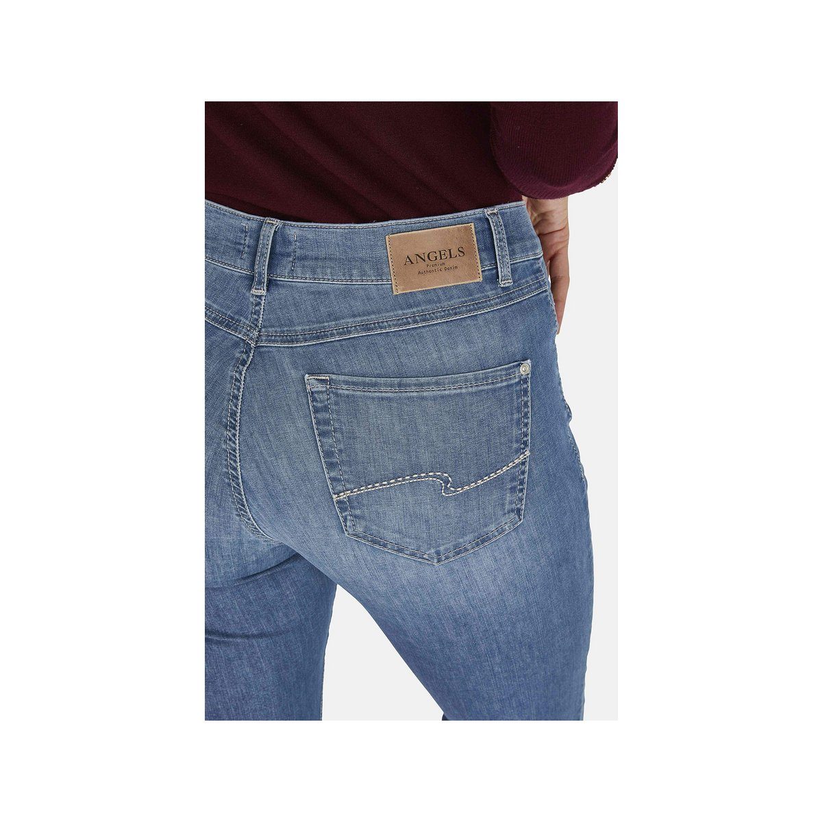 regular 5-Pocket-Jeans (1-tlg) ANGELS blau