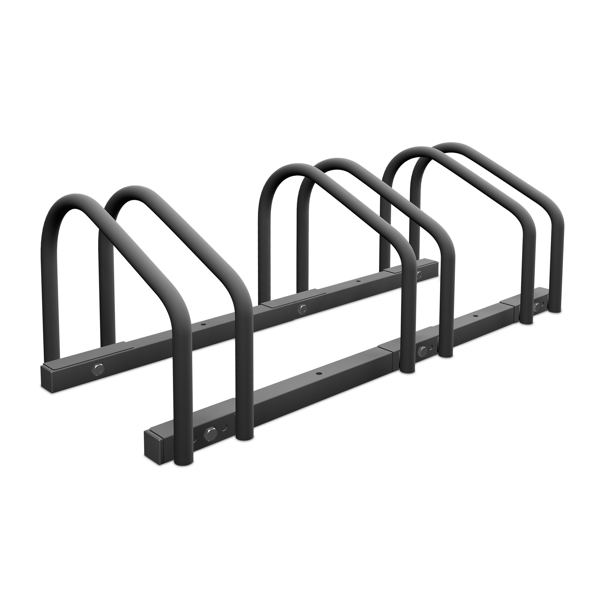 relaxdays Fahrradständer für 3 Fahrräder (1-St)