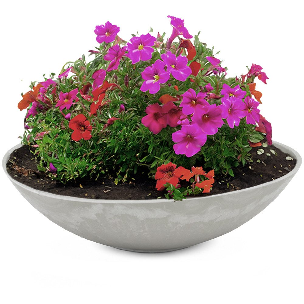 matches21 HOME & HOBBY Blumentopf Pflanzschale für außen Dekoschale rund he günstig online kaufen