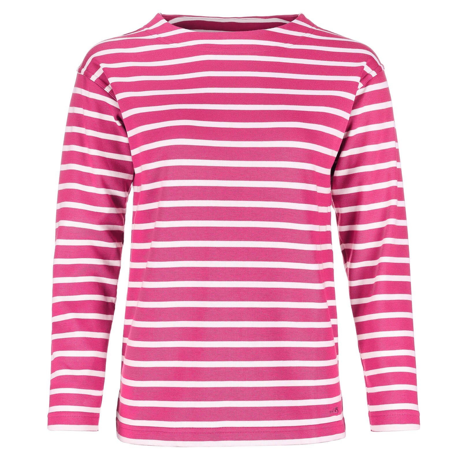 modAS Langarmshirt 2500D Damen Bretonisches Shirt U-Boot Ausschnitt - Ringe günstig online kaufen