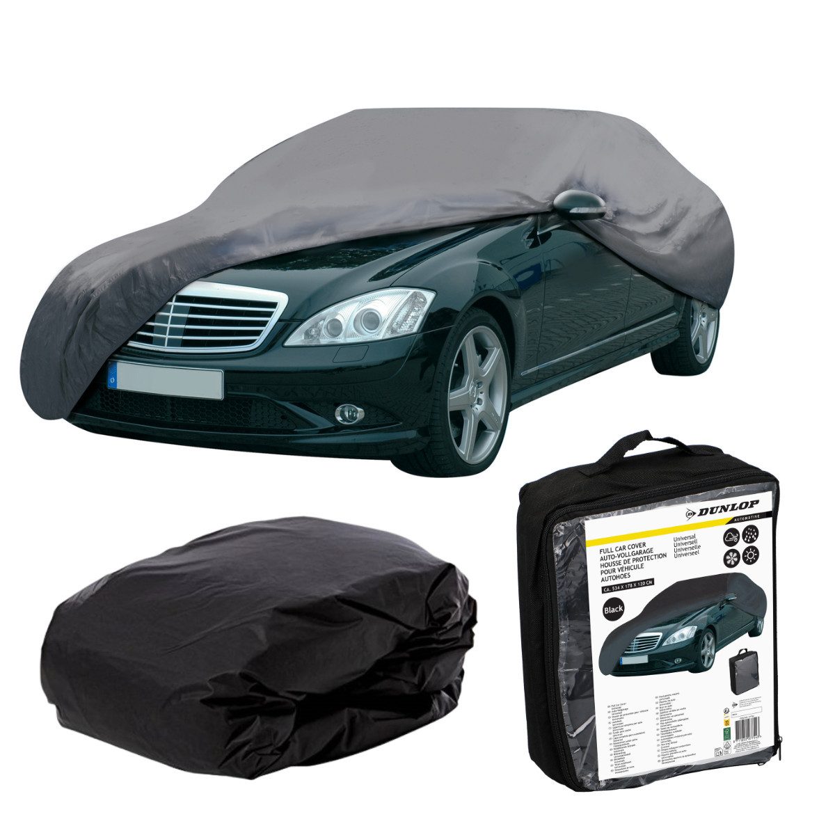 Dunlop Autoplane Dunlop AutoAbdeckungen XL Schwarz