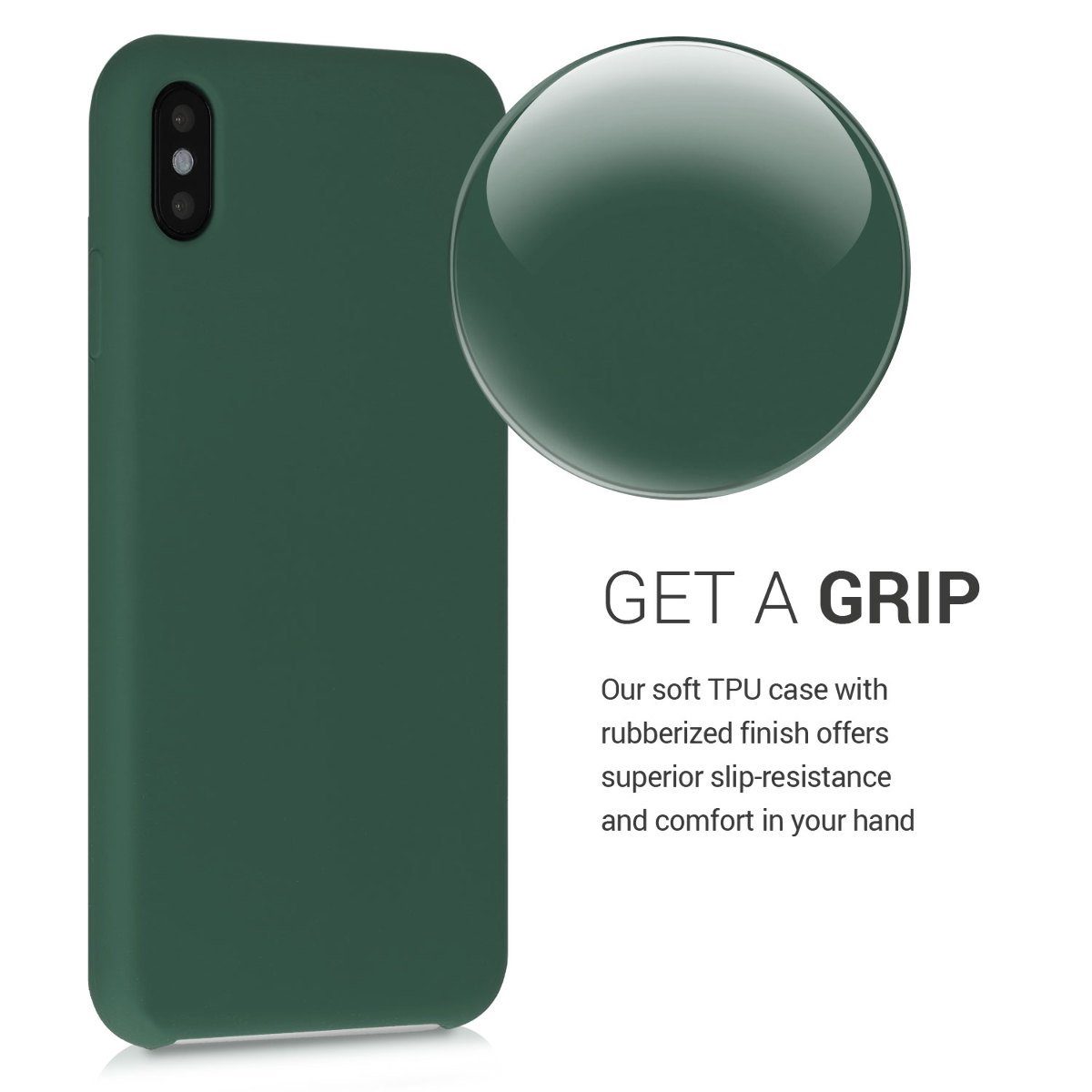kwmobile Handyhülle Handyhülle für Apple iPhone XS Max Hülle, Weiches Handy Silikon Case - Schutzhülle Cover