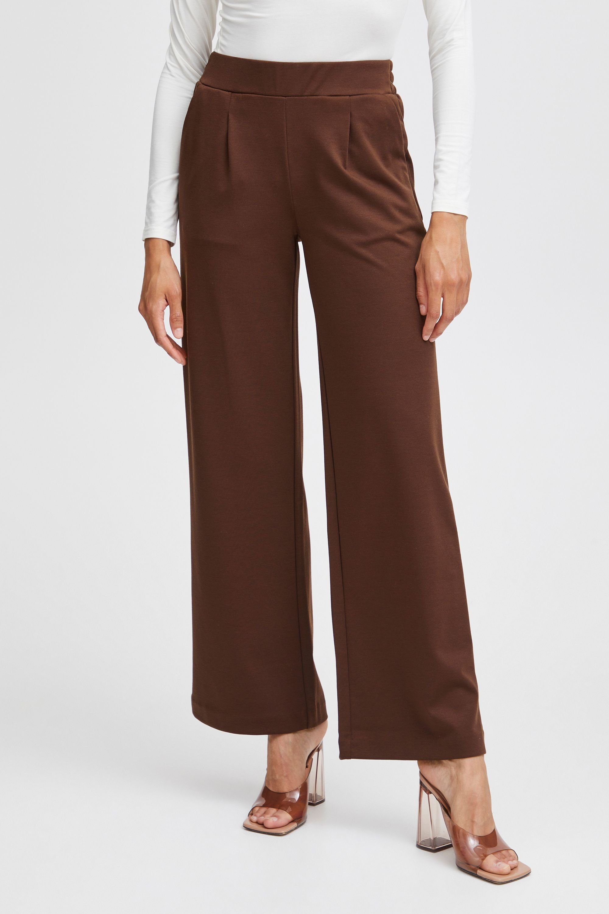 b.young Stoffhose BYRIZETTA 2 WIDE PANTS 2 - 20812847 Chicory Coffee (191419)