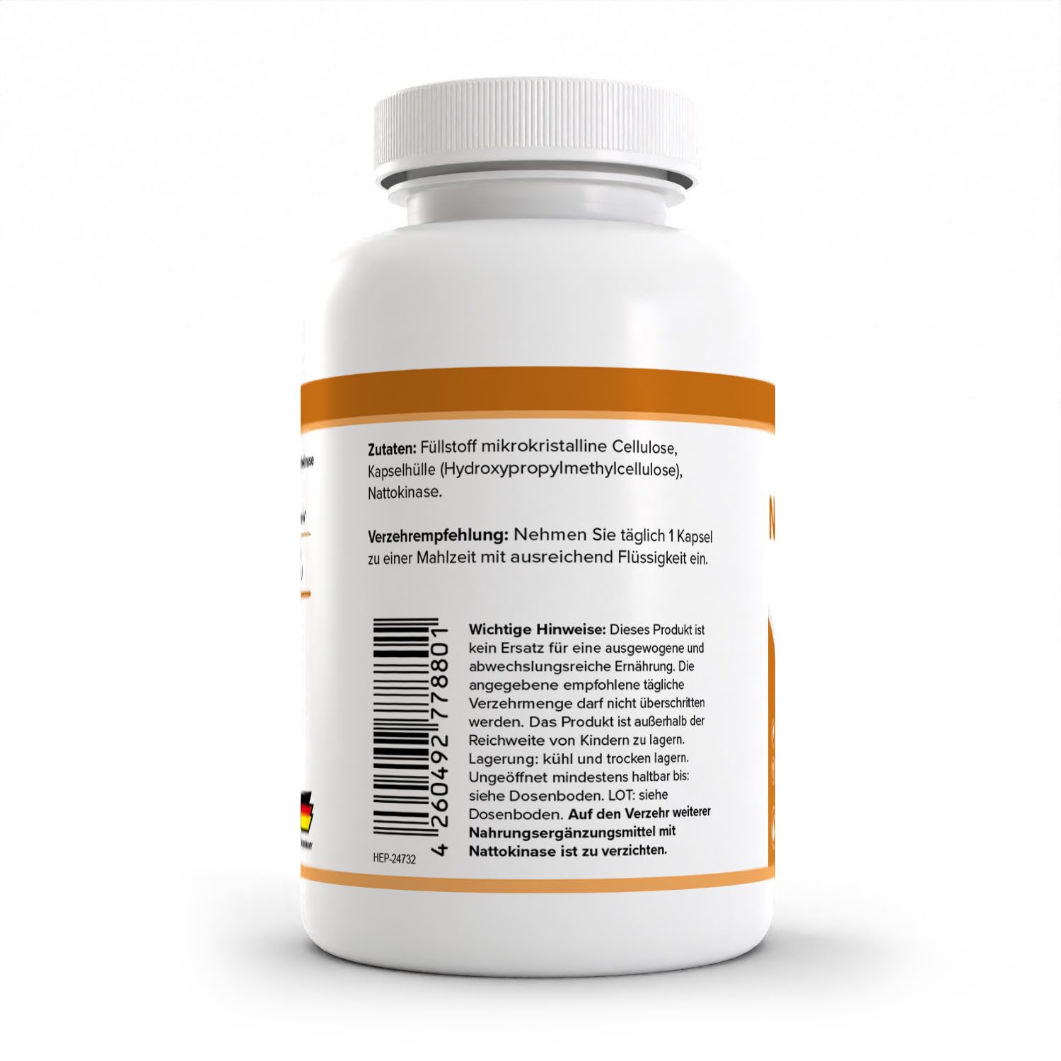 Zec+ Nutrition HEALTH+ NATTOKINASE, 120 Kapseln Kapseln