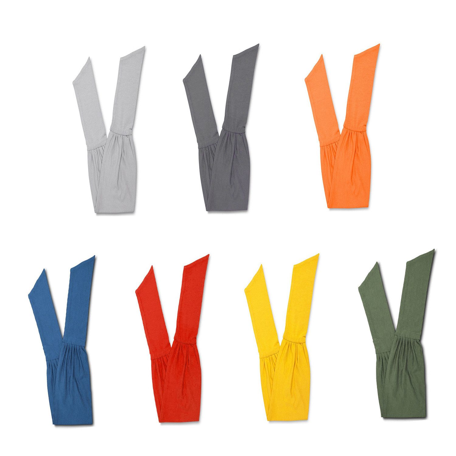 Stirnband 7er Set Damen Sport Haarband, elastisches rutschfestes Yoga Stirnband