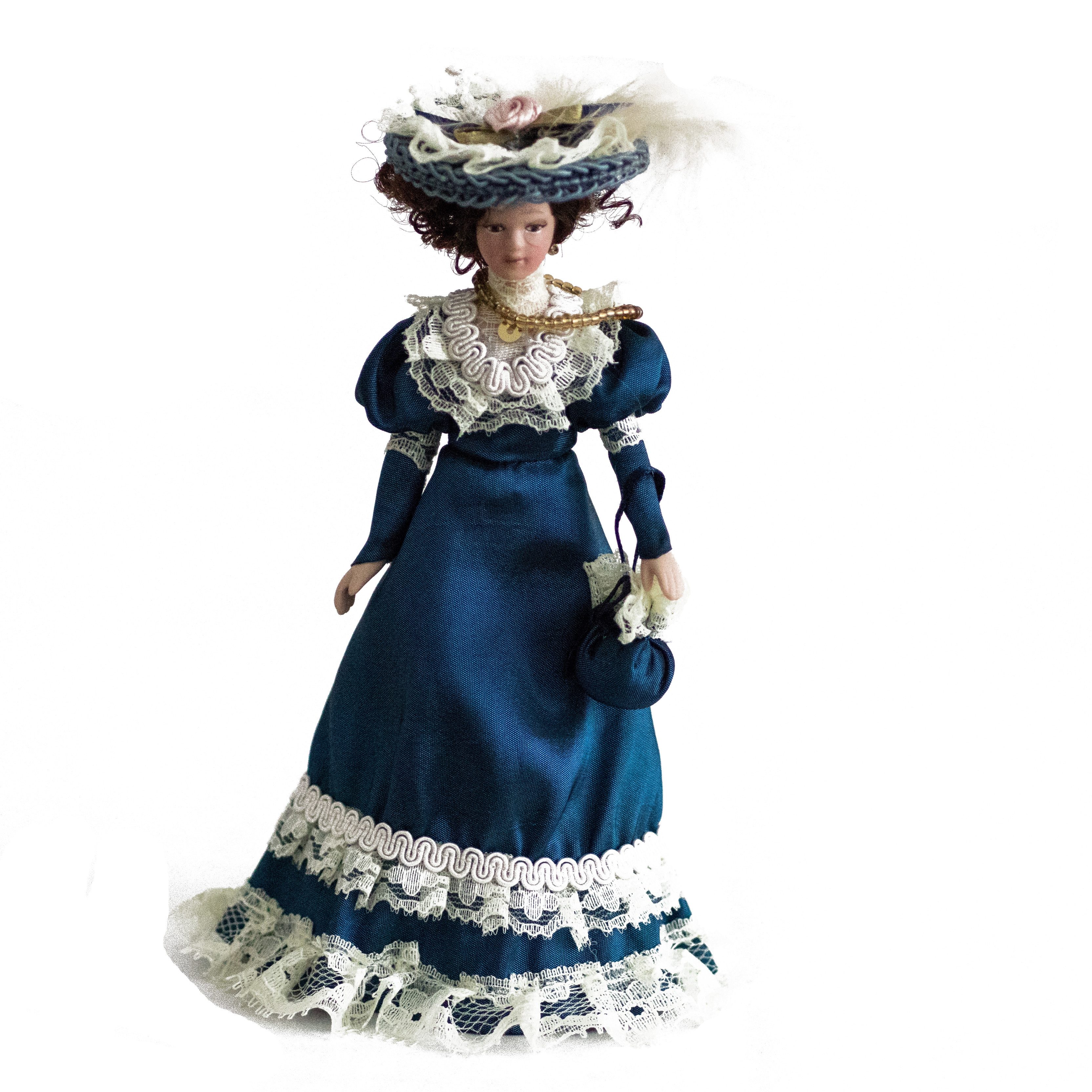 Streets Ahead Dollshouse Porzellanpuppe Puppe fürs Puppenhaus viktorianisch günstig online kaufen