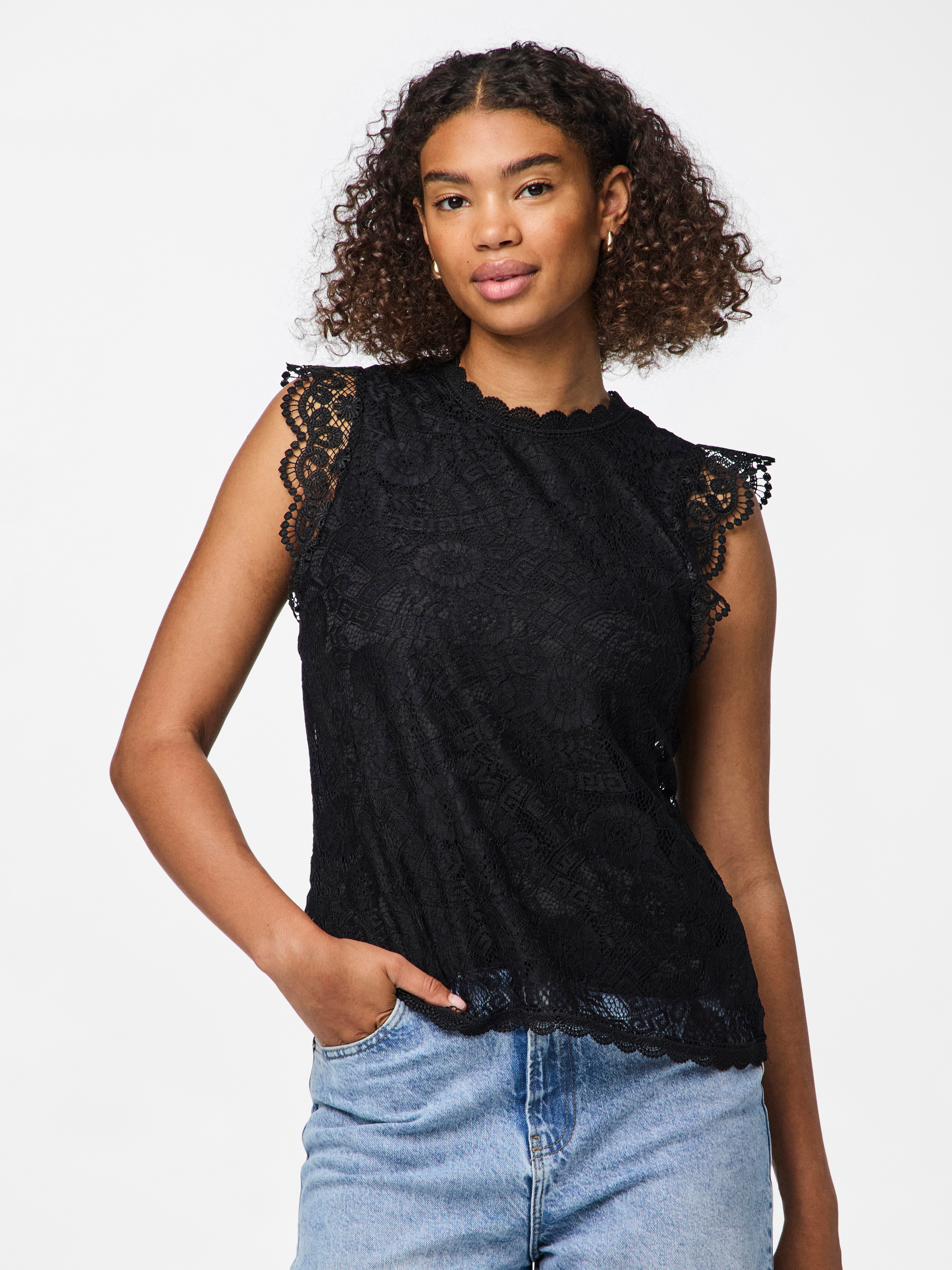 pieces Spitzentop PCOLLINE günstig online kaufen